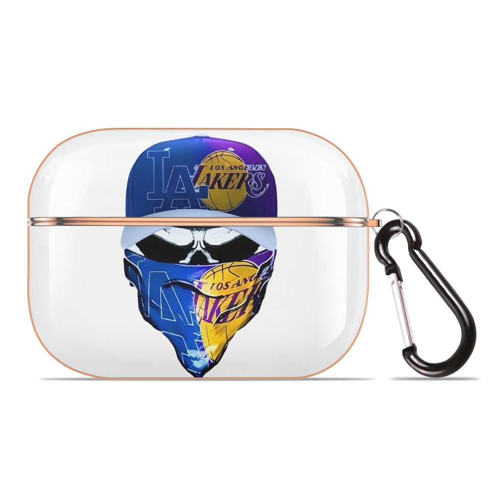  AirPods Pro Protective Case Rose Gold, Flexible PC Material, Precise Fit, Anti-Slip Cover, Full Protection, Fingerprint Resistant, Washable With Keychain