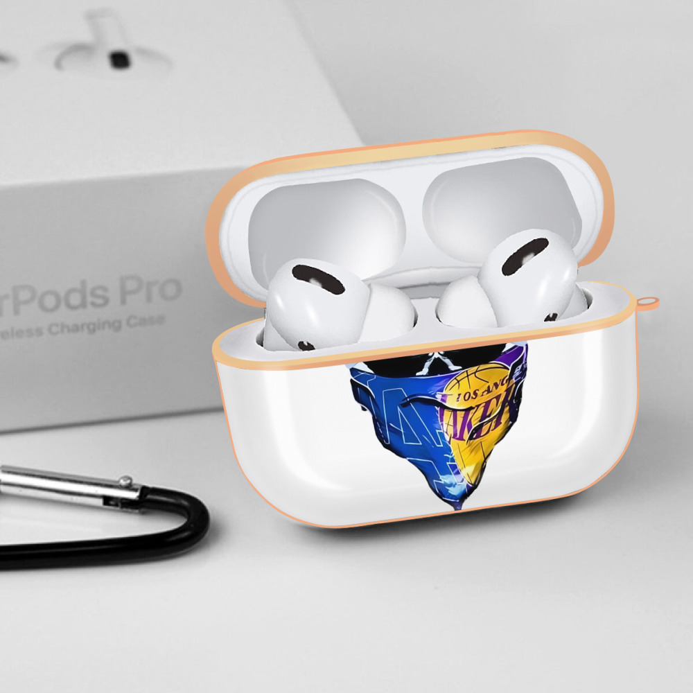  AirPods Pro Protective Case Rose Gold, Flexible PC Material, Precise Fit, Anti-Slip Cover, Full Protection, Fingerprint Resistant, Washable With Keychain