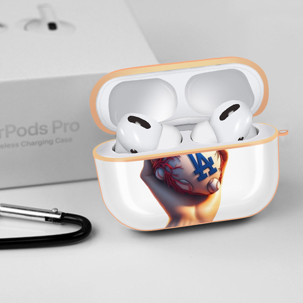  AirPods Pro Protective Case Rose Gold, Flexible PC Material, Precise Fit, Anti-Slip Cover, Full Protection, Fingerprint Resistant, Washable With Keychain