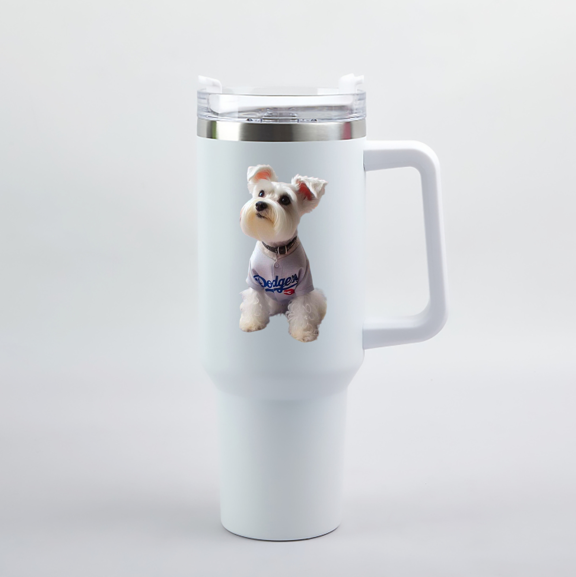  40oz Handle Car Tumbler – Durable Stainless Steel Travel Mug With UV Print – Double Wall Insulated, Fits Most Car Cup Holders