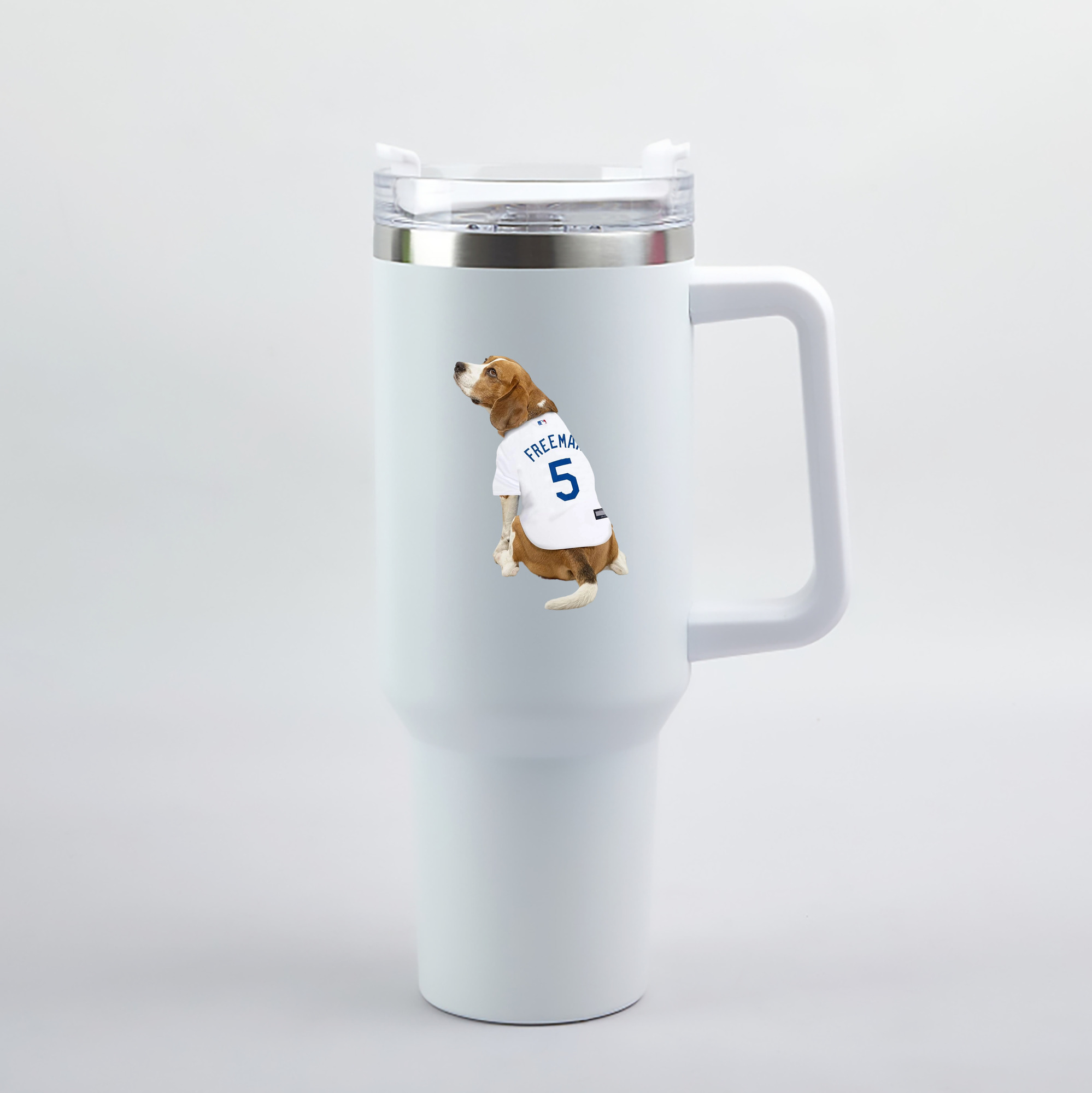  40oz Handle Car Tumbler – Durable Stainless Steel Travel Mug With UV Print – Double Wall Insulated, Fits Most Car Cup Holders