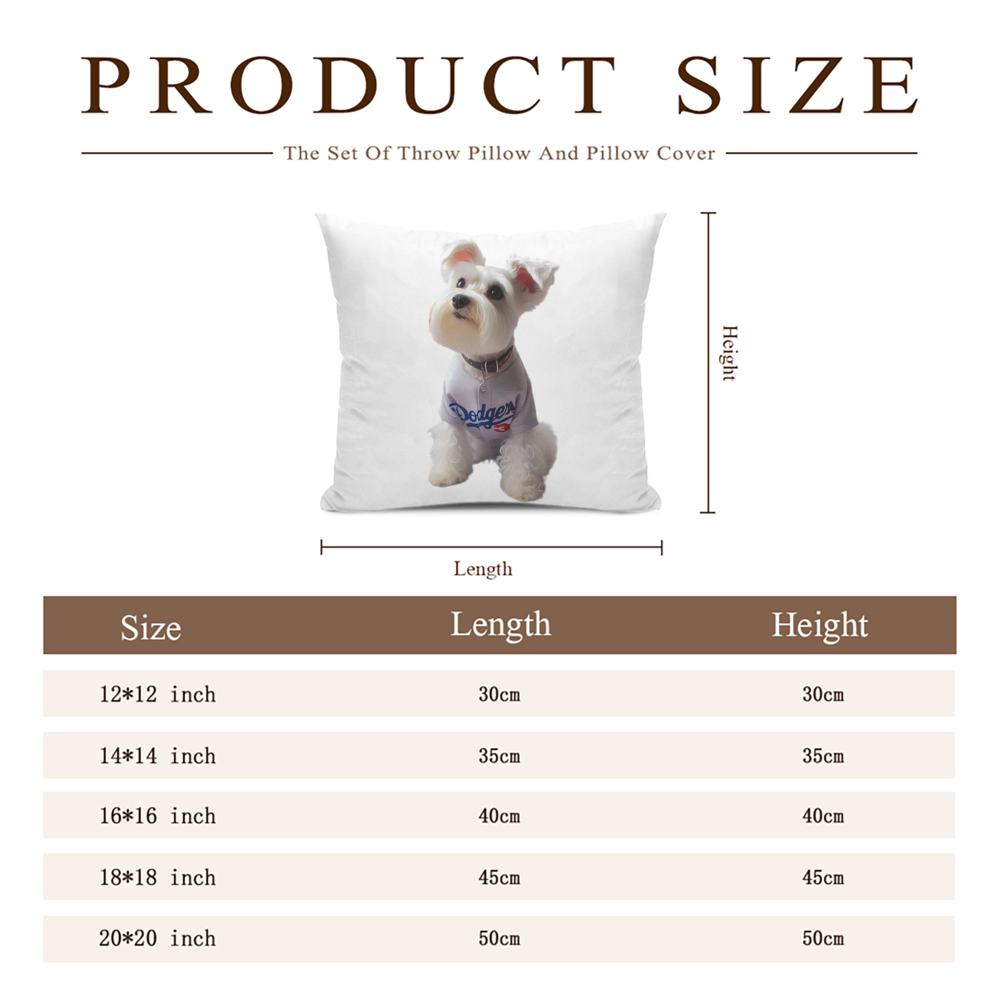  Soft Polyester Pillow Cover With Insert – Double-Sided Design, Invisible Zipper, Durable & Breathable – Easy Care Cushion Set