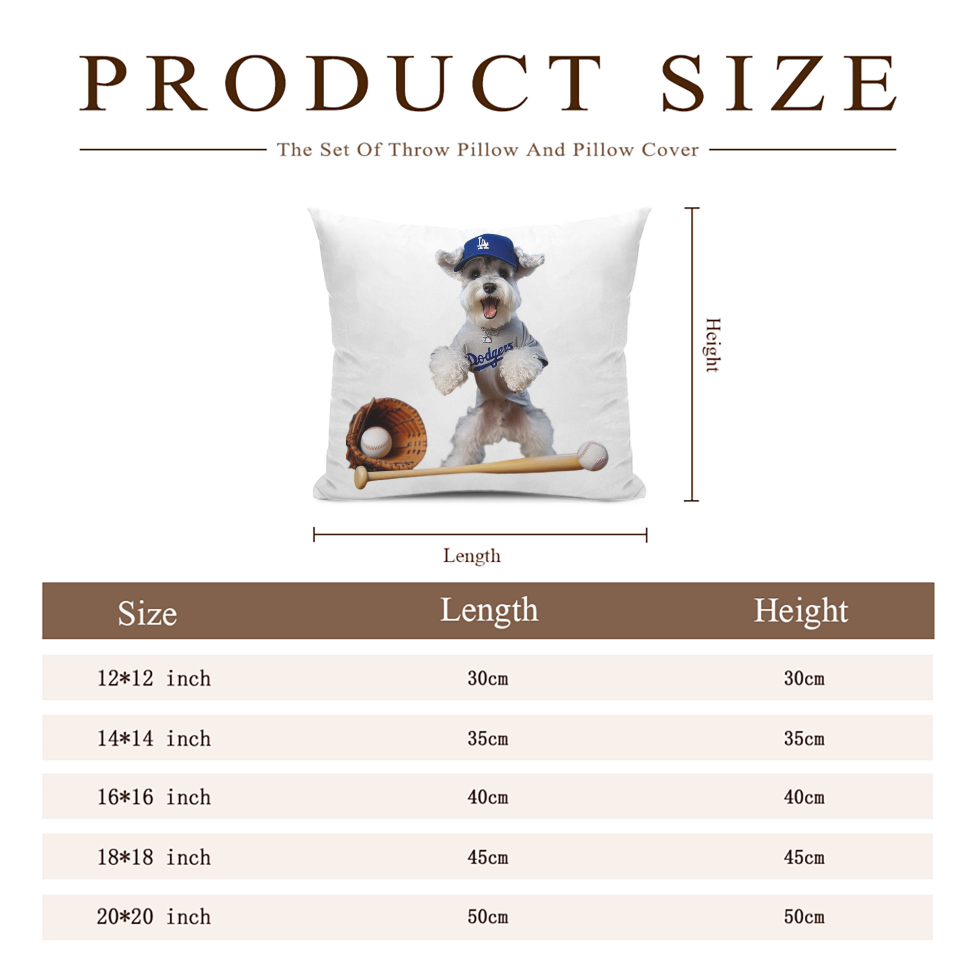  Soft Polyester Pillow Cover With Insert – Double-Sided Design, Invisible Zipper, Durable & Breathable – Easy Care Cushion Set