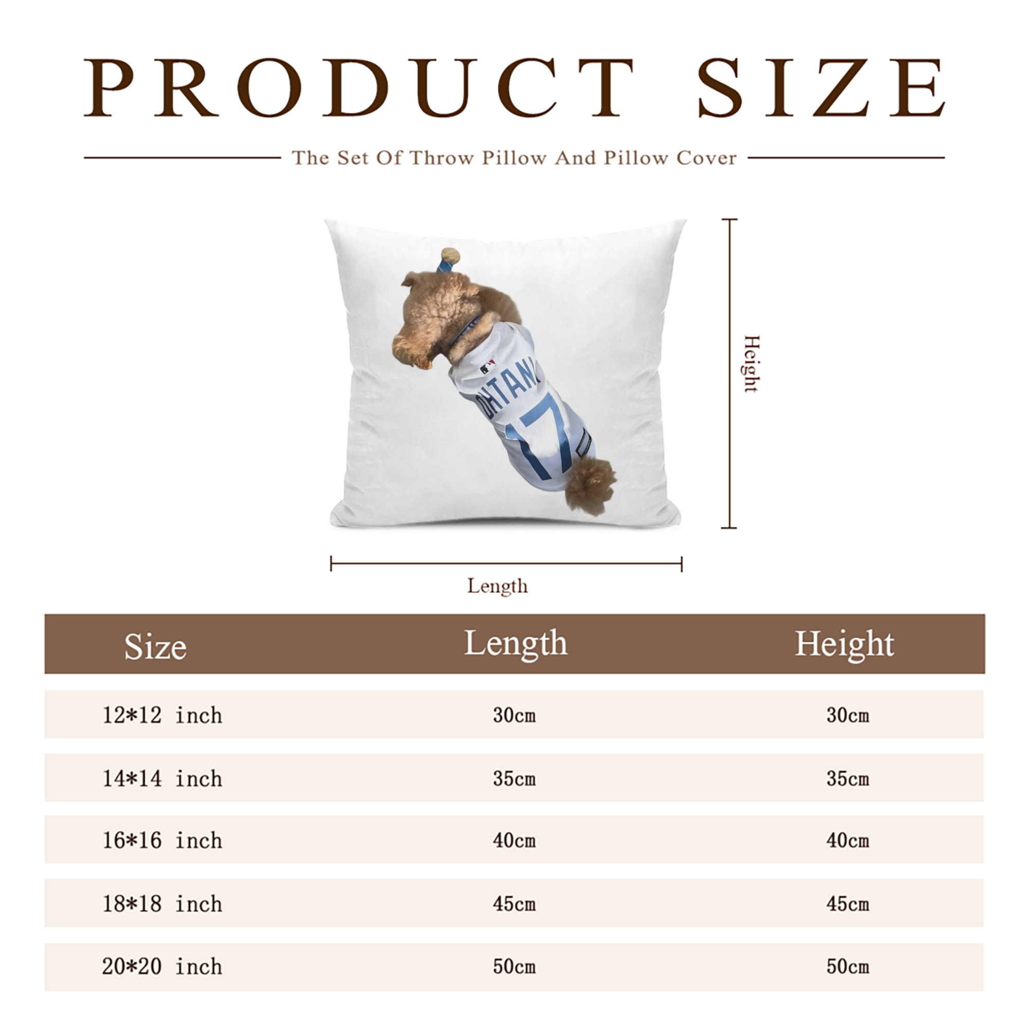  Soft Polyester Pillow Cover With Insert – Double-Sided Design, Invisible Zipper, Durable & Breathable – Easy Care Cushion Set