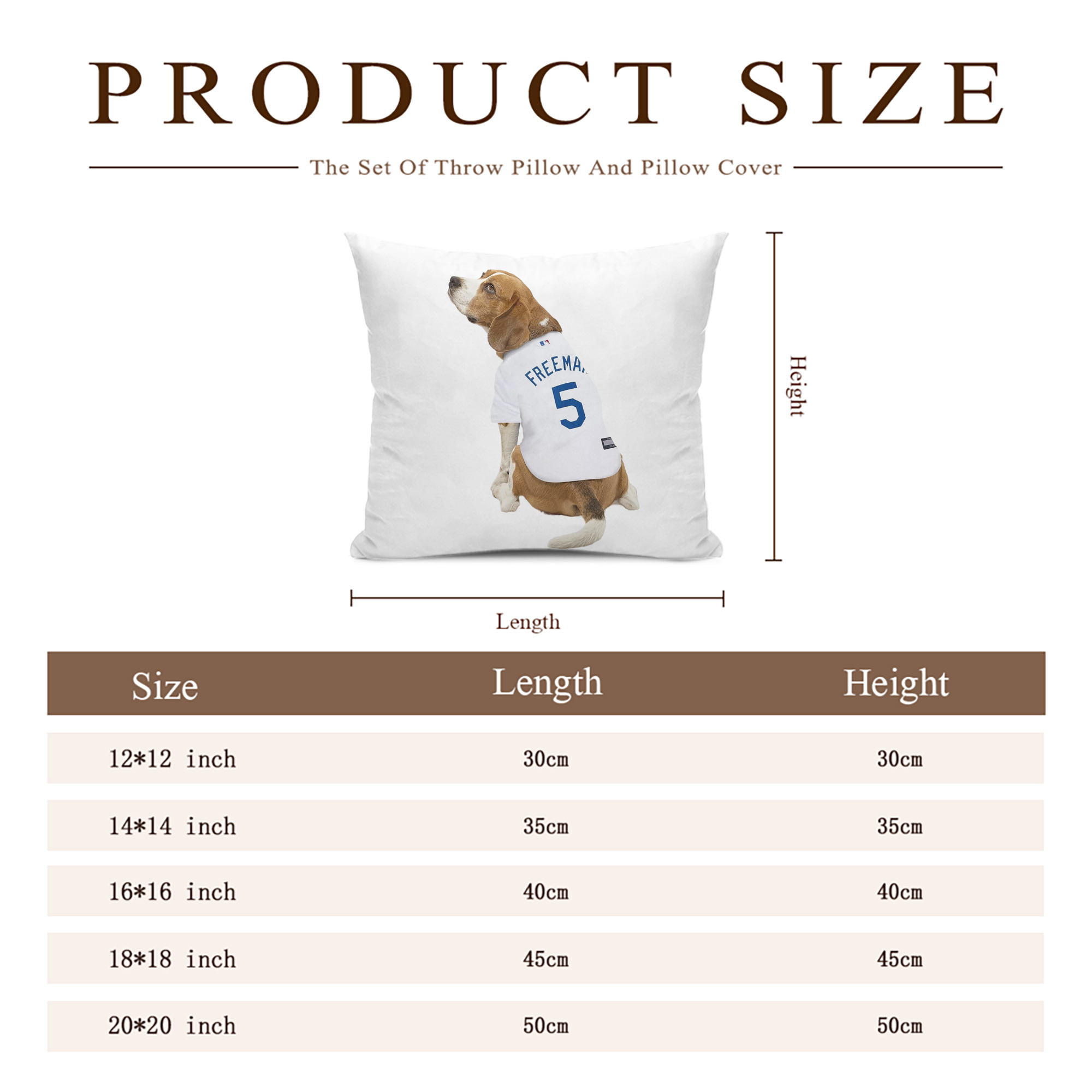  Soft Polyester Pillow Cover With Insert – Double-Sided Design, Invisible Zipper, Durable & Breathable – Easy Care Cushion Set