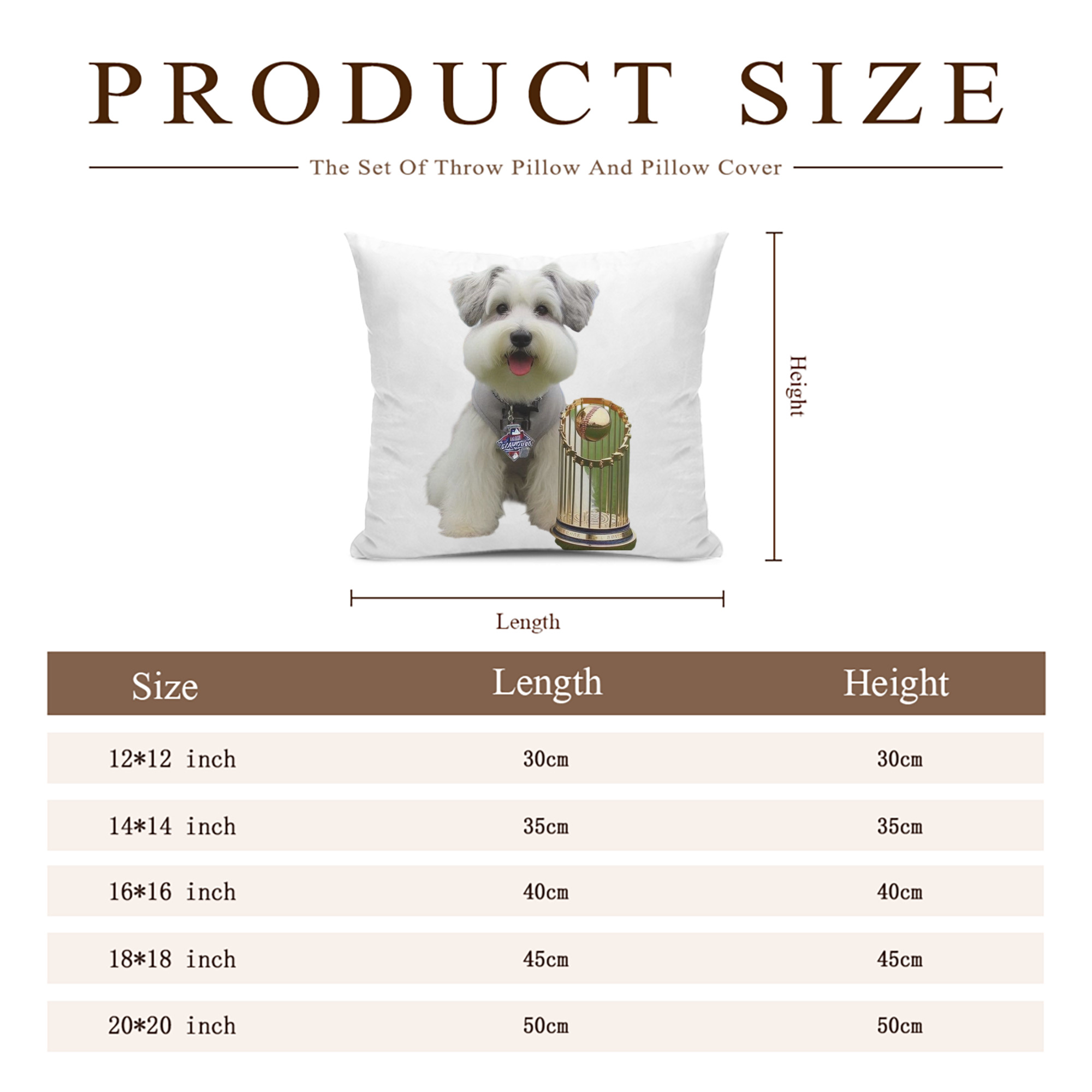  Soft Polyester Pillow Cover With Insert – Double-Sided Design, Invisible Zipper, Durable & Breathable – Easy Care Cushion Set