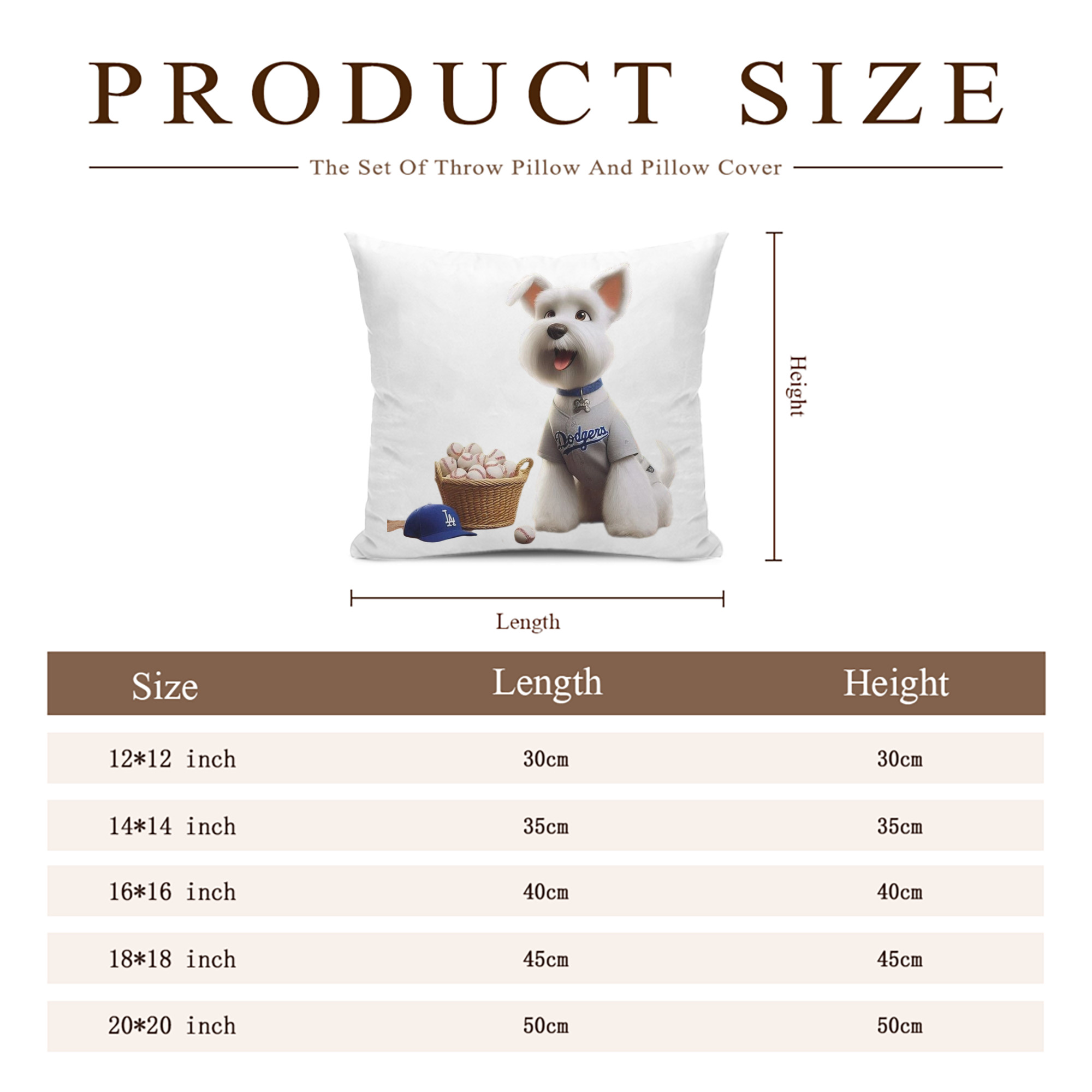  Soft Polyester Pillow Cover With Insert – Double-Sided Design, Invisible Zipper, Durable & Breathable – Easy Care Cushion Set