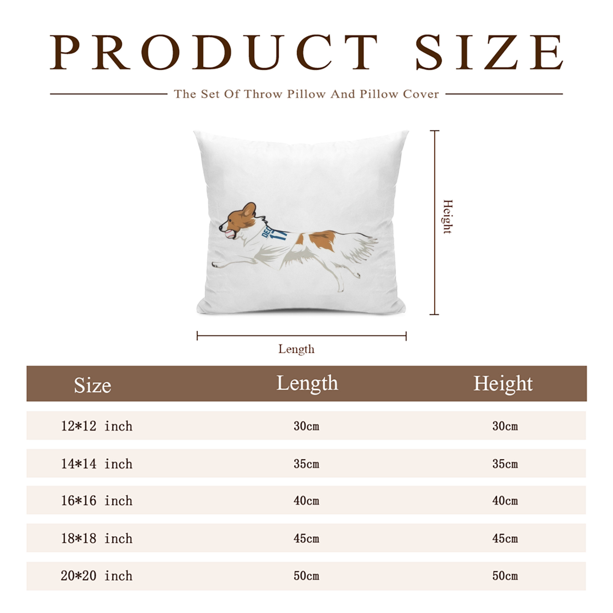  Soft Polyester Pillow Cover With Insert – Double-Sided Design, Invisible Zipper, Durable & Breathable – Easy Care Cushion Set