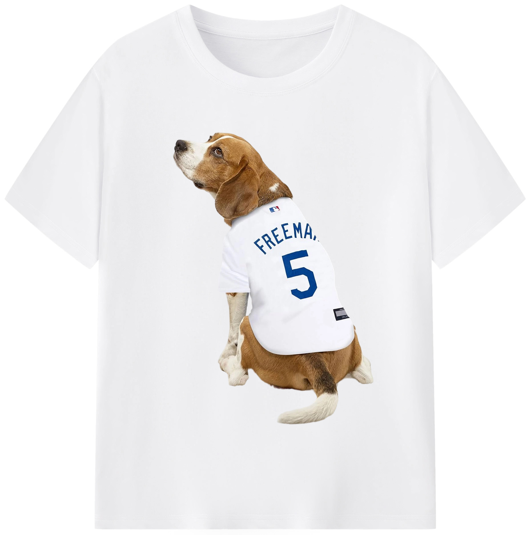  180g Cotton T-Shirt With Front Heat Transfer Print – Soft, Lightweight, Fitted Design – Comfortable Casual Wear For Sports & Everyday Use