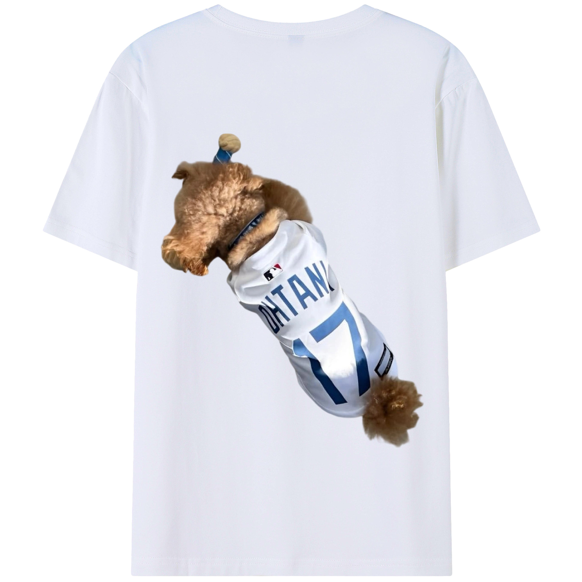  180g Combed Cotton T-Shirt With Back Heat Transfer Print – Soft, Lightweight, Fitted Design – Stylish Casual Wear For Sports & Everyday Use