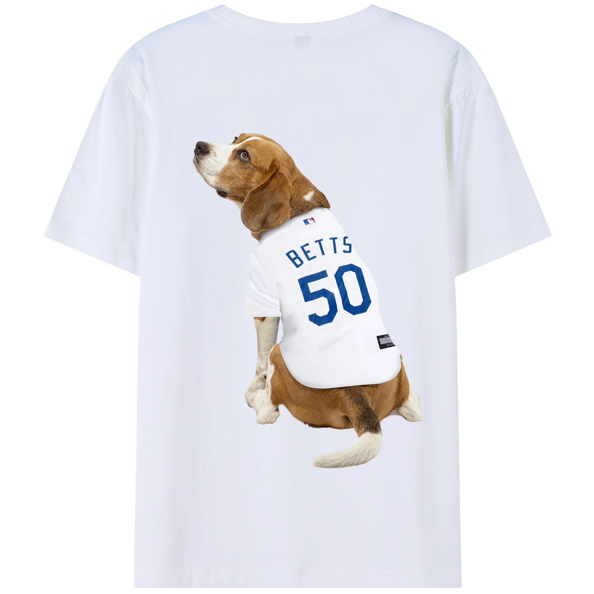  180g Combed Cotton T-Shirt With Back Heat Transfer Print – Soft, Lightweight, Fitted Design – Stylish Casual Wear For Sports & Everyday Use