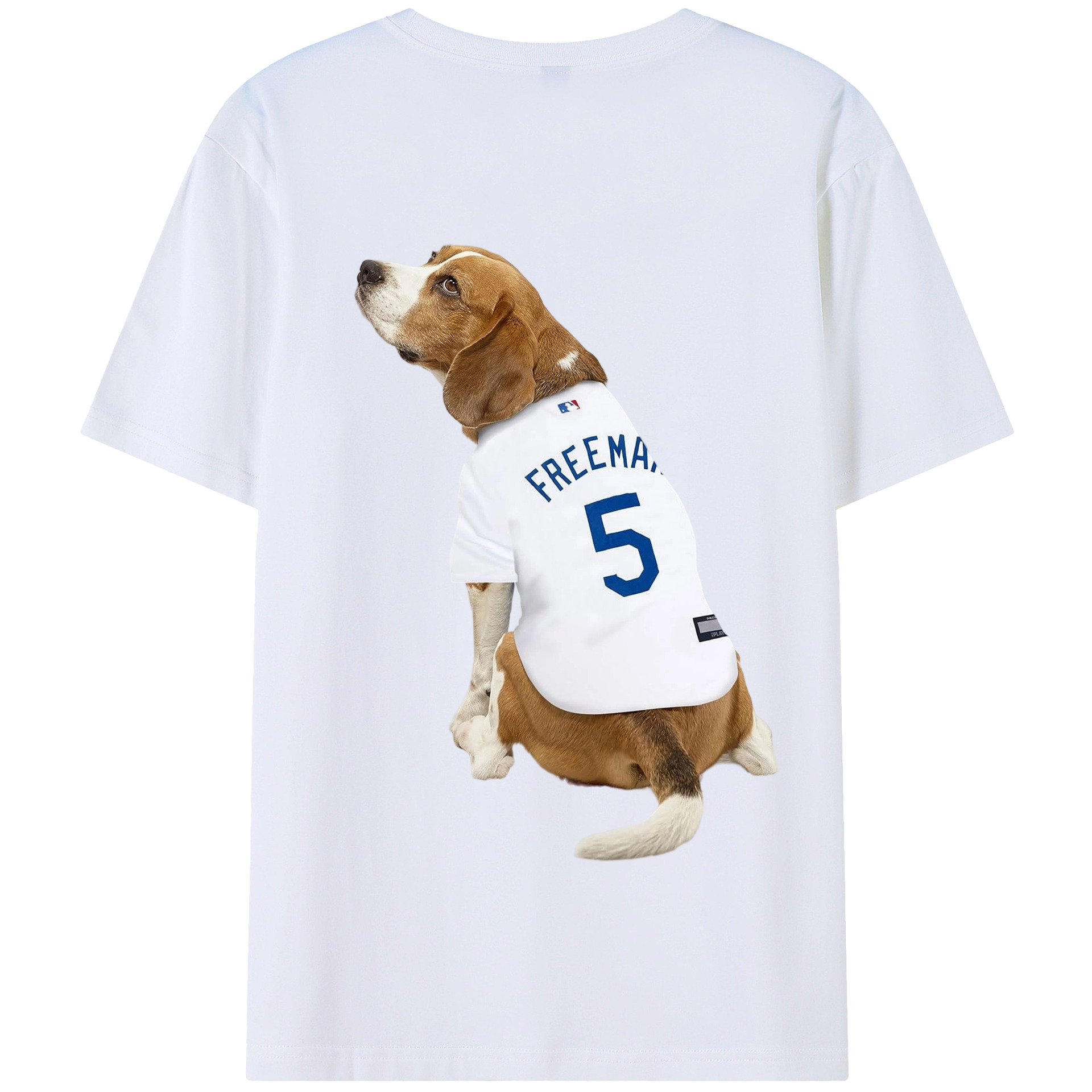  180g Combed Cotton T-Shirt With Back Heat Transfer Print – Soft, Lightweight, Fitted Design – Stylish Casual Wear For Sports & Everyday Use