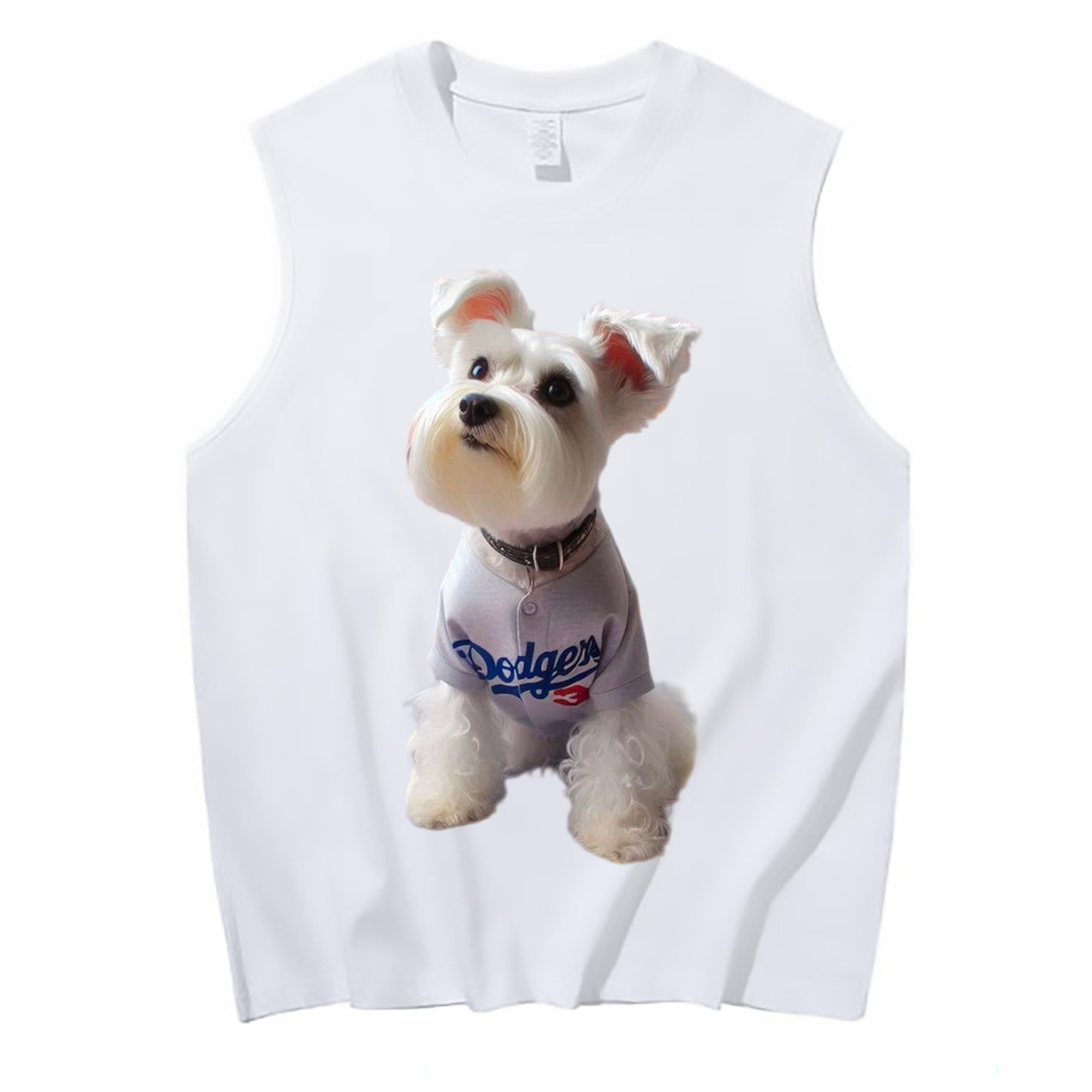  210g Combed Cotton Tank Top With Front Heat Transfer Print – Soft, Lightweight, Fitted Design – Stylish & Comfortable Casual Wear For Sports & Everyday Use