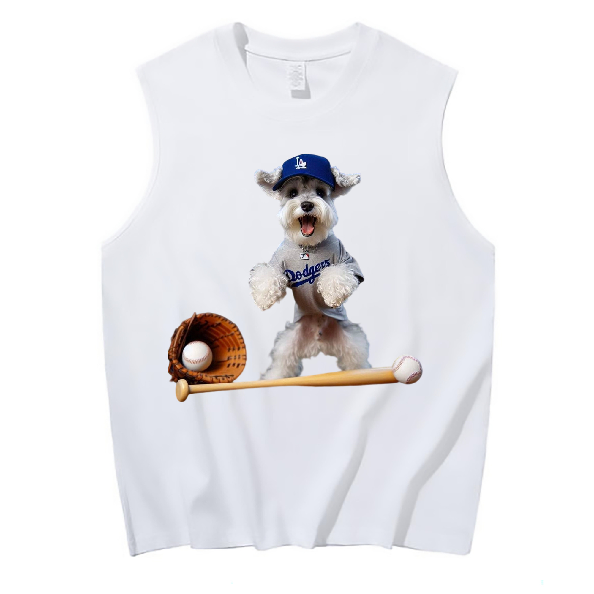  210g Combed Cotton Tank Top With Front Heat Transfer Print – Soft, Lightweight, Fitted Design – Stylish & Comfortable Casual Wear For Sports & Everyday Use