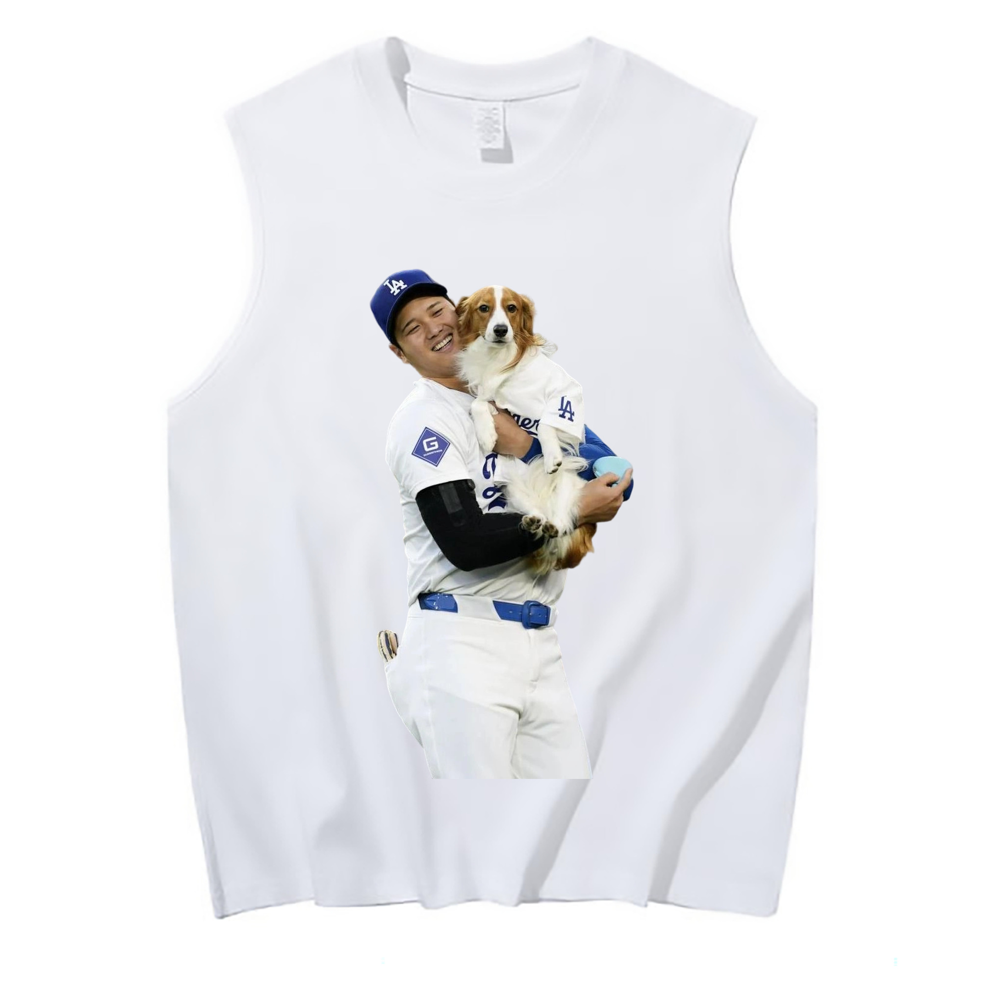  210g Combed Cotton Tank Top With Front Heat Transfer Print – Soft, Lightweight, Fitted Design – Stylish & Comfortable Casual Wear For Sports & Everyday Use