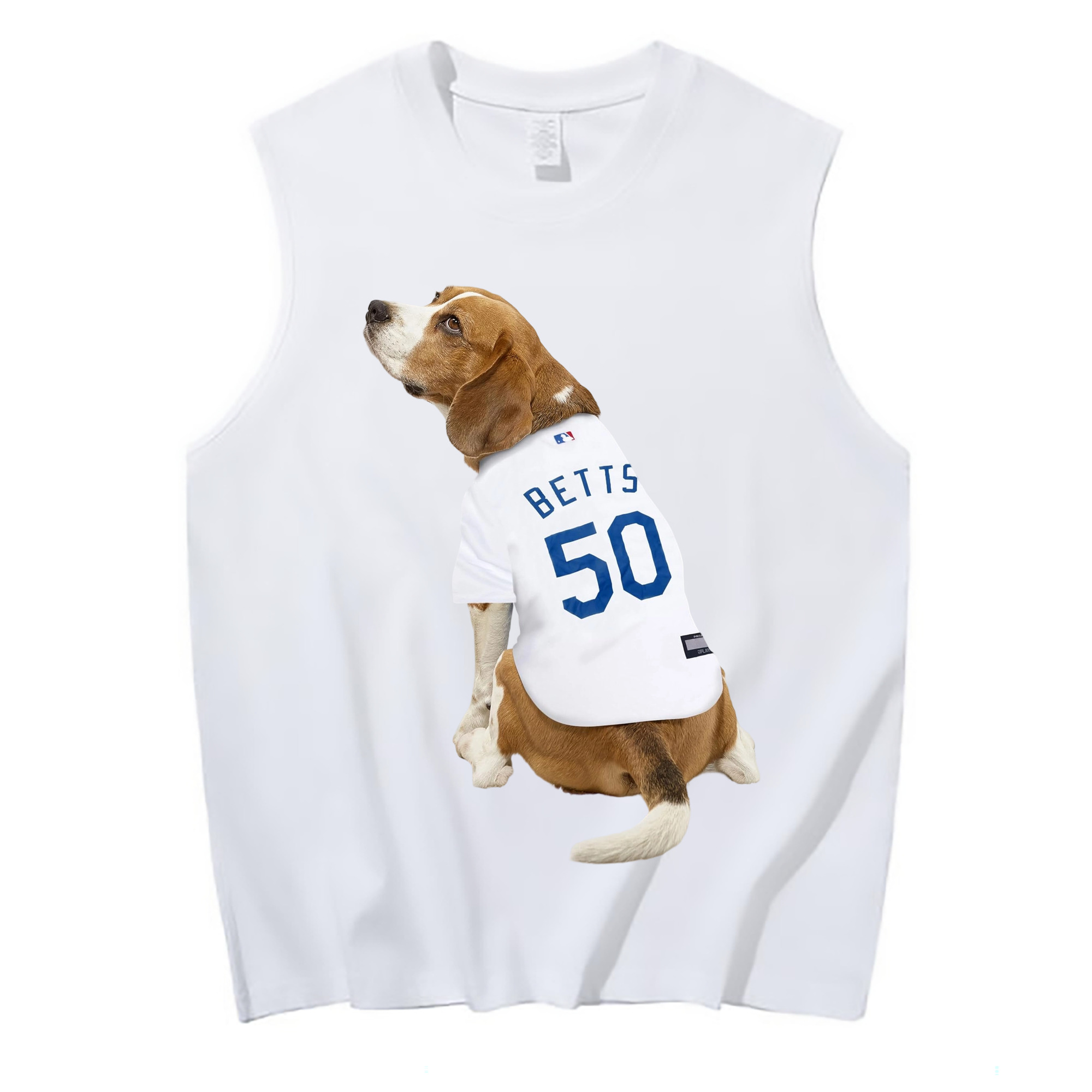  210g Combed Cotton Tank Top With Front Heat Transfer Print – Soft, Lightweight, Fitted Design – Stylish & Comfortable Casual Wear For Sports & Everyday Use