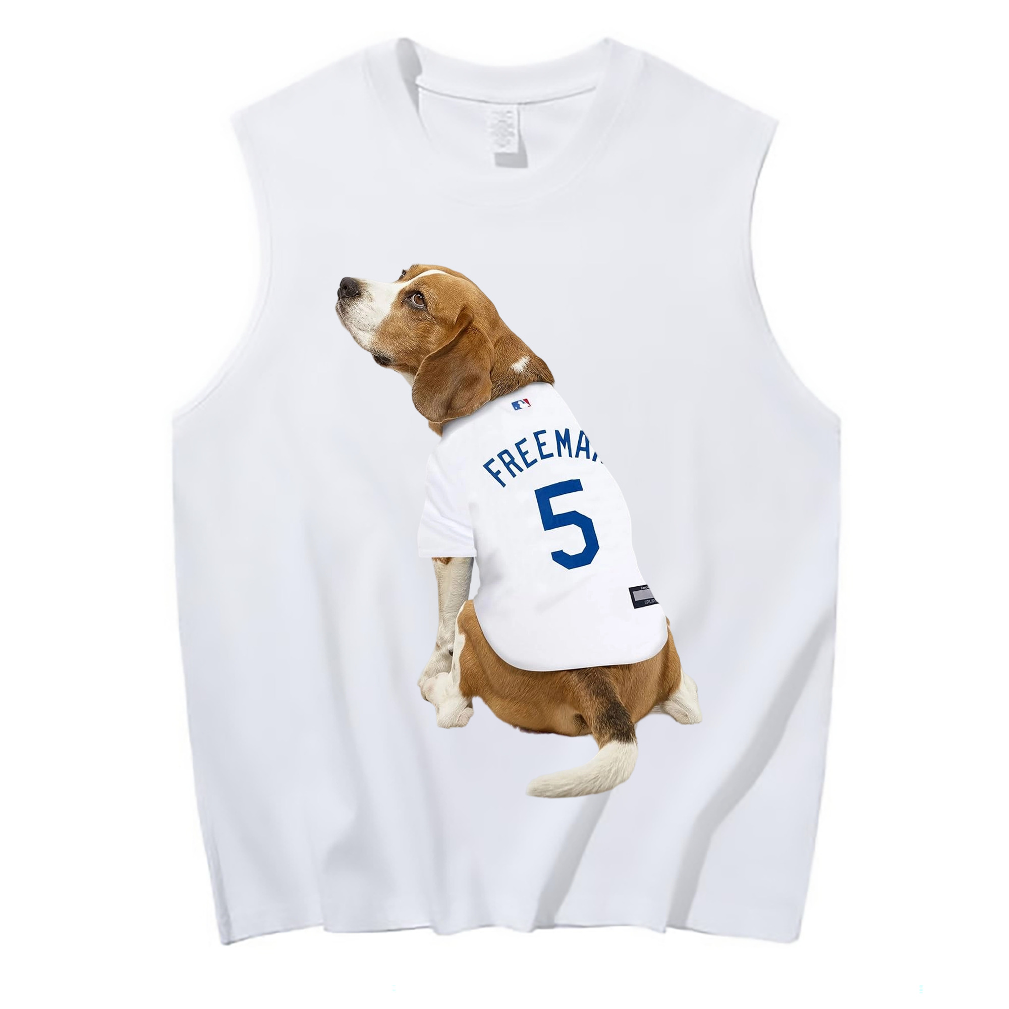  210g Combed Cotton Tank Top With Front Heat Transfer Print – Soft, Lightweight, Fitted Design – Stylish & Comfortable Casual Wear For Sports & Everyday Use