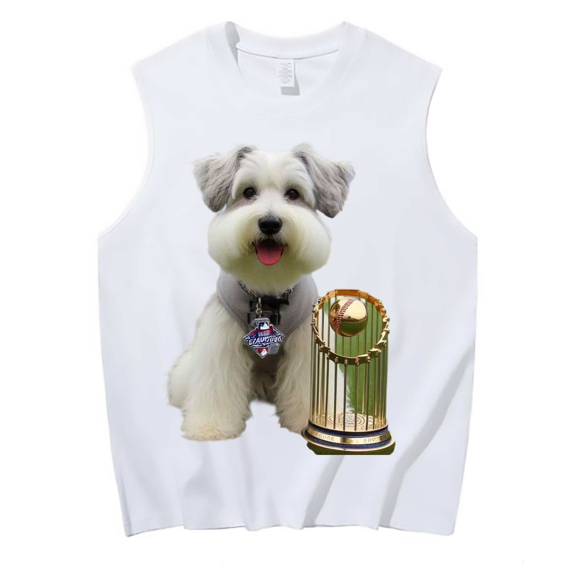  210g Combed Cotton Tank Top With Front Heat Transfer Print – Soft, Lightweight, Fitted Design – Stylish & Comfortable Casual Wear For Sports & Everyday Use