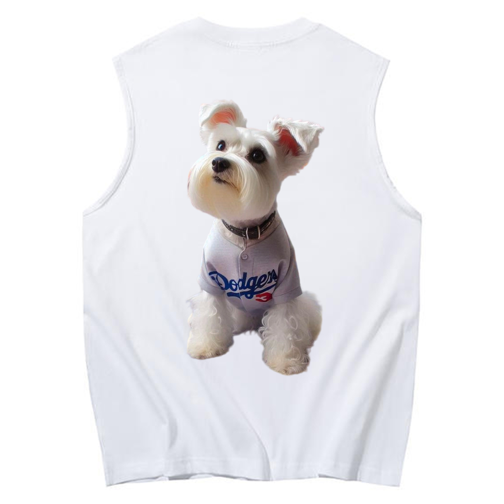  230g Pure Cotton Tank Top With Back Heat Transfer Print – Soft, Lightweight, Fitted Design – Stylish & Comfortable Casual Wear For Sports & Everyday Use