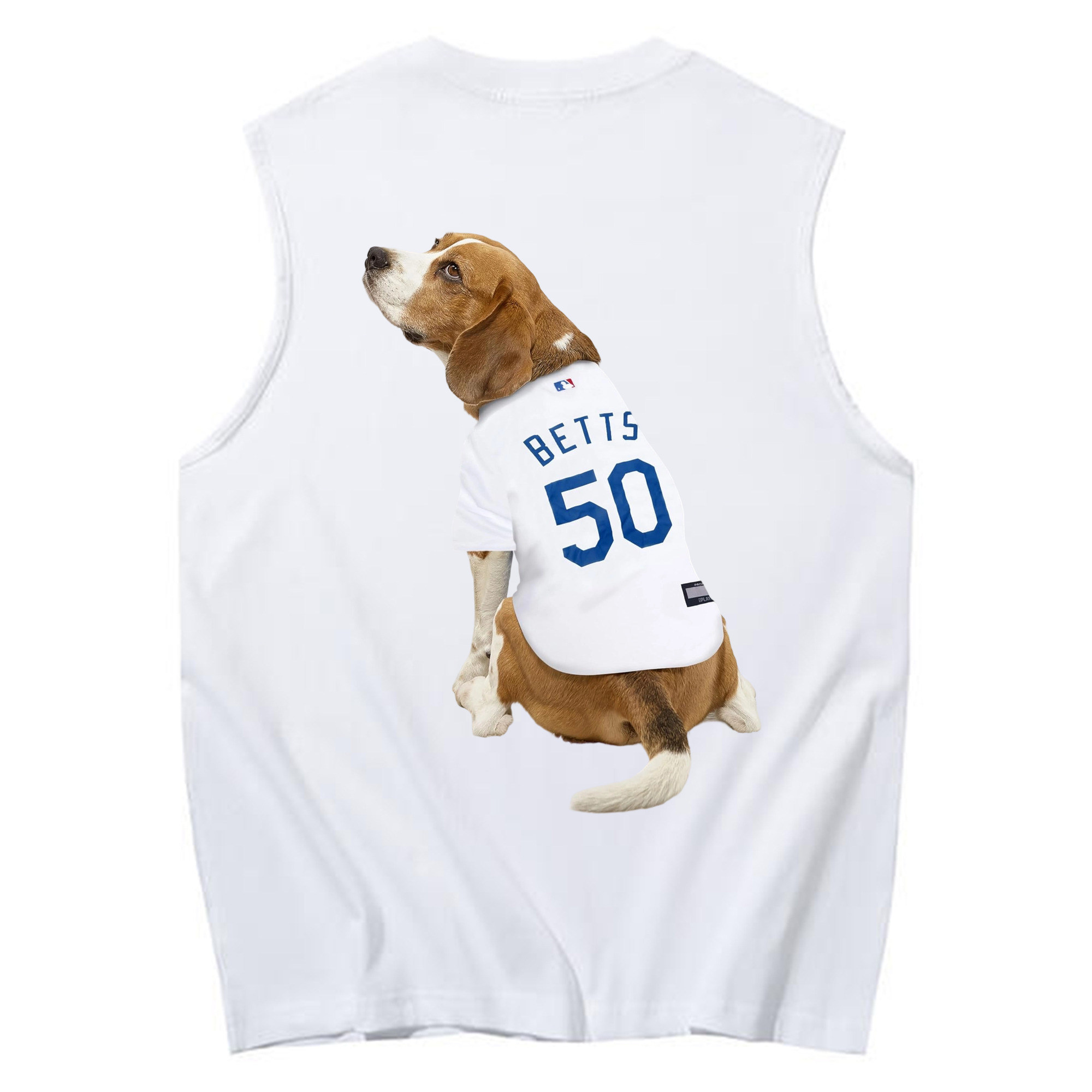  230g Pure Cotton Tank Top With Back Heat Transfer Print – Soft, Lightweight, Fitted Design – Stylish & Comfortable Casual Wear For Sports & Everyday Use