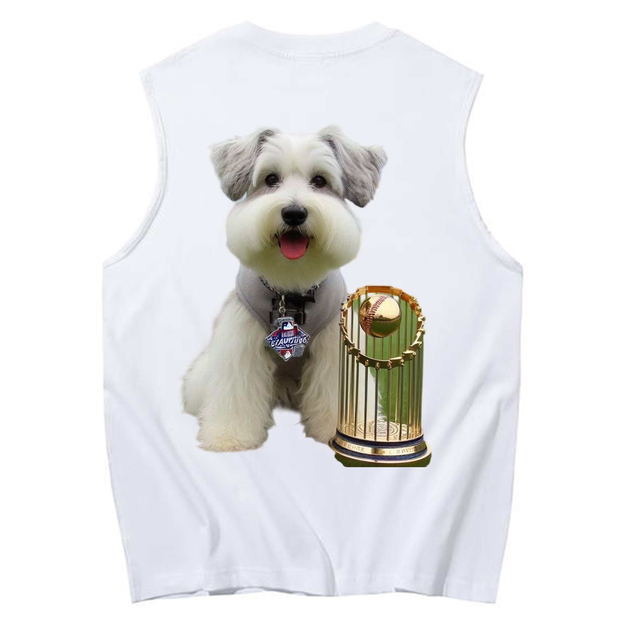  230g Pure Cotton Tank Top With Back Heat Transfer Print – Soft, Lightweight, Fitted Design – Stylish & Comfortable Casual Wear For Sports & Everyday Use