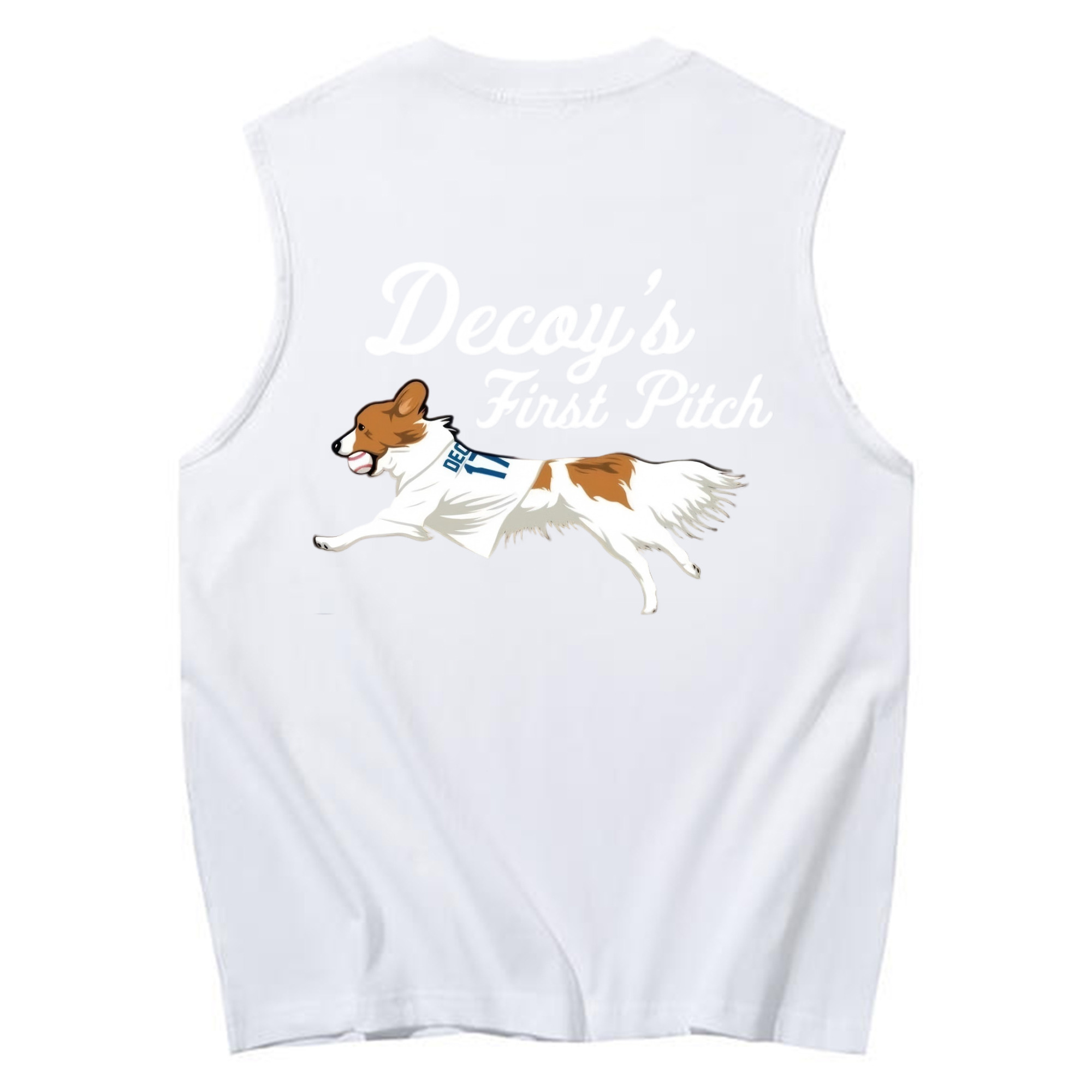  230g Pure Cotton Tank Top With Back Heat Transfer Print – Soft, Lightweight, Fitted Design – Stylish & Comfortable Casual Wear For Sports & Everyday Use