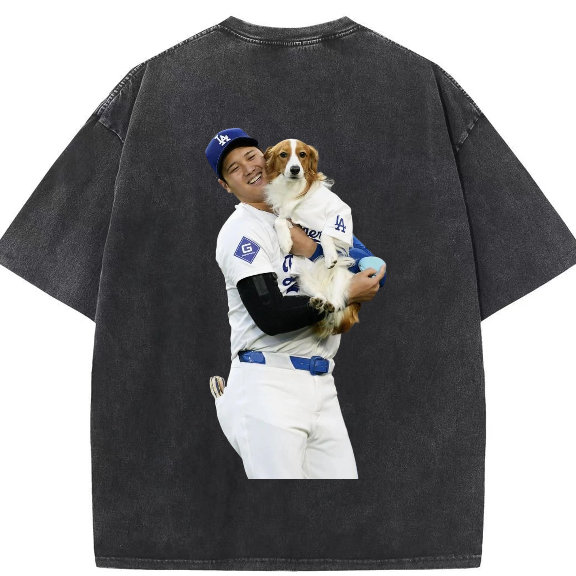  Washed Vintage 230g Cotton Oversized T-Shirt With Back Heat Transfer Print – Soft, Lightweight & Stylish – Comfortable Casual Wear For Sports & Everyday Use