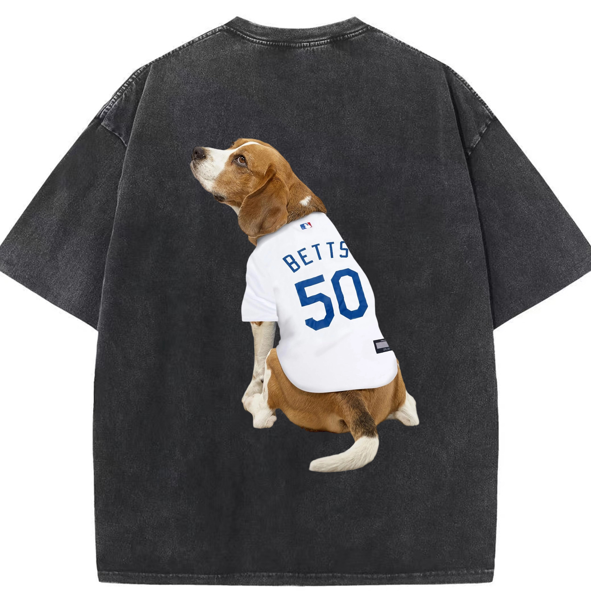  Washed Vintage 230g Cotton Oversized T-Shirt With Back Heat Transfer Print – Soft, Lightweight & Stylish – Comfortable Casual Wear For Sports & Everyday Use