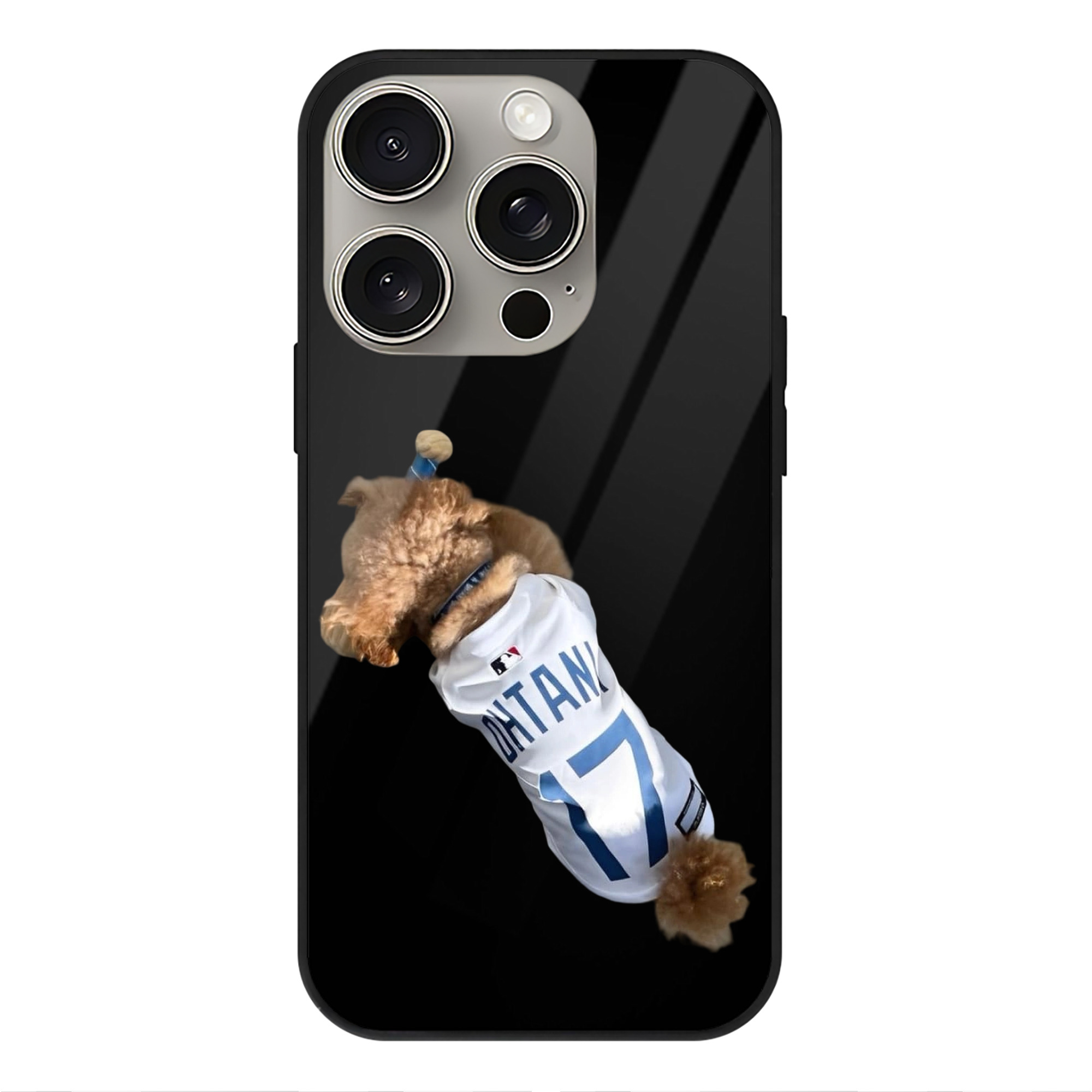  IPhone 15 Pro Mirror Phone Case – UV Printed Glass + TPU – Scratch-Resistant, Wireless Charging Compatible, Precise Fit & Stylish Design