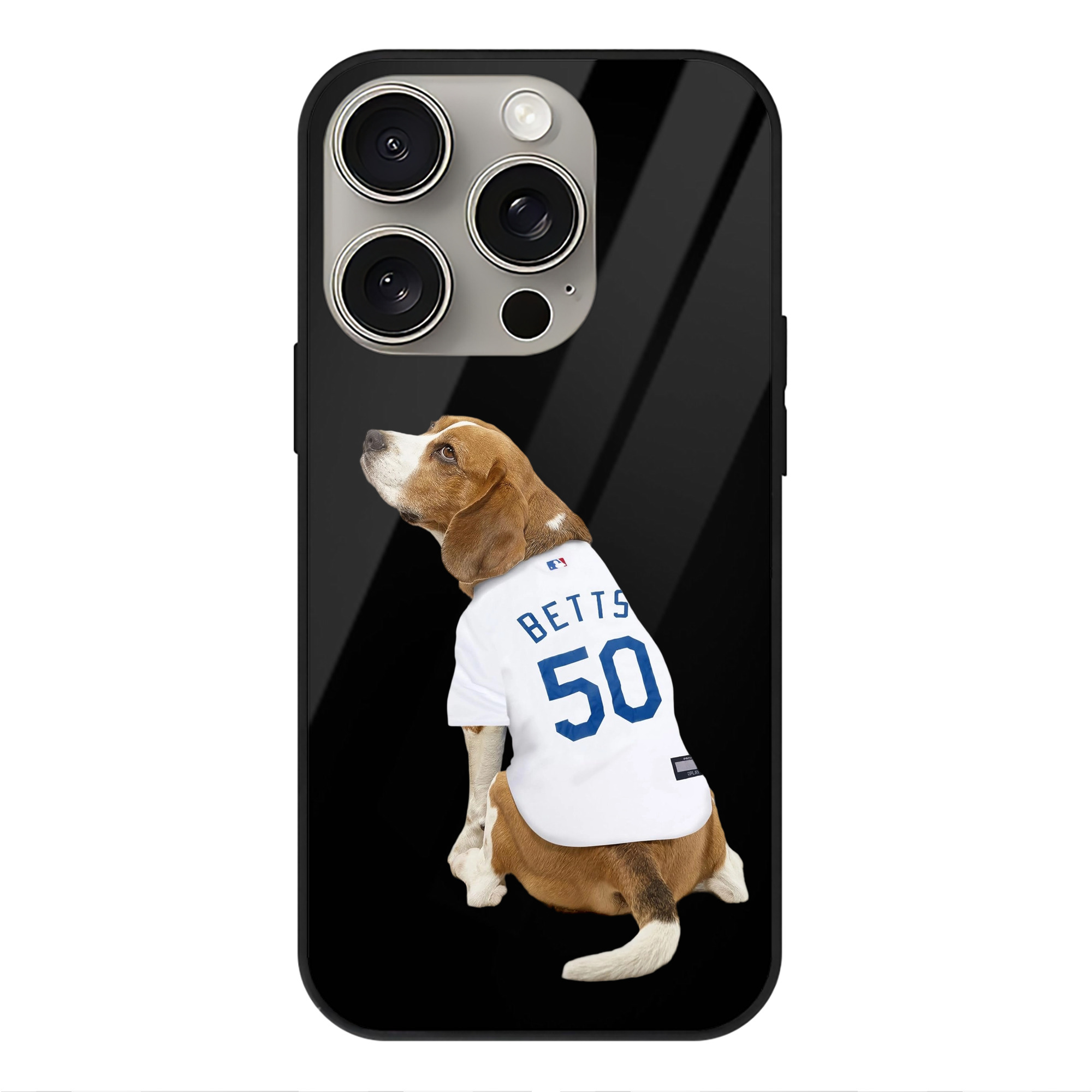  IPhone 15 Pro Mirror Phone Case – UV Printed Glass + TPU – Scratch-Resistant, Wireless Charging Compatible, Precise Fit & Stylish Design