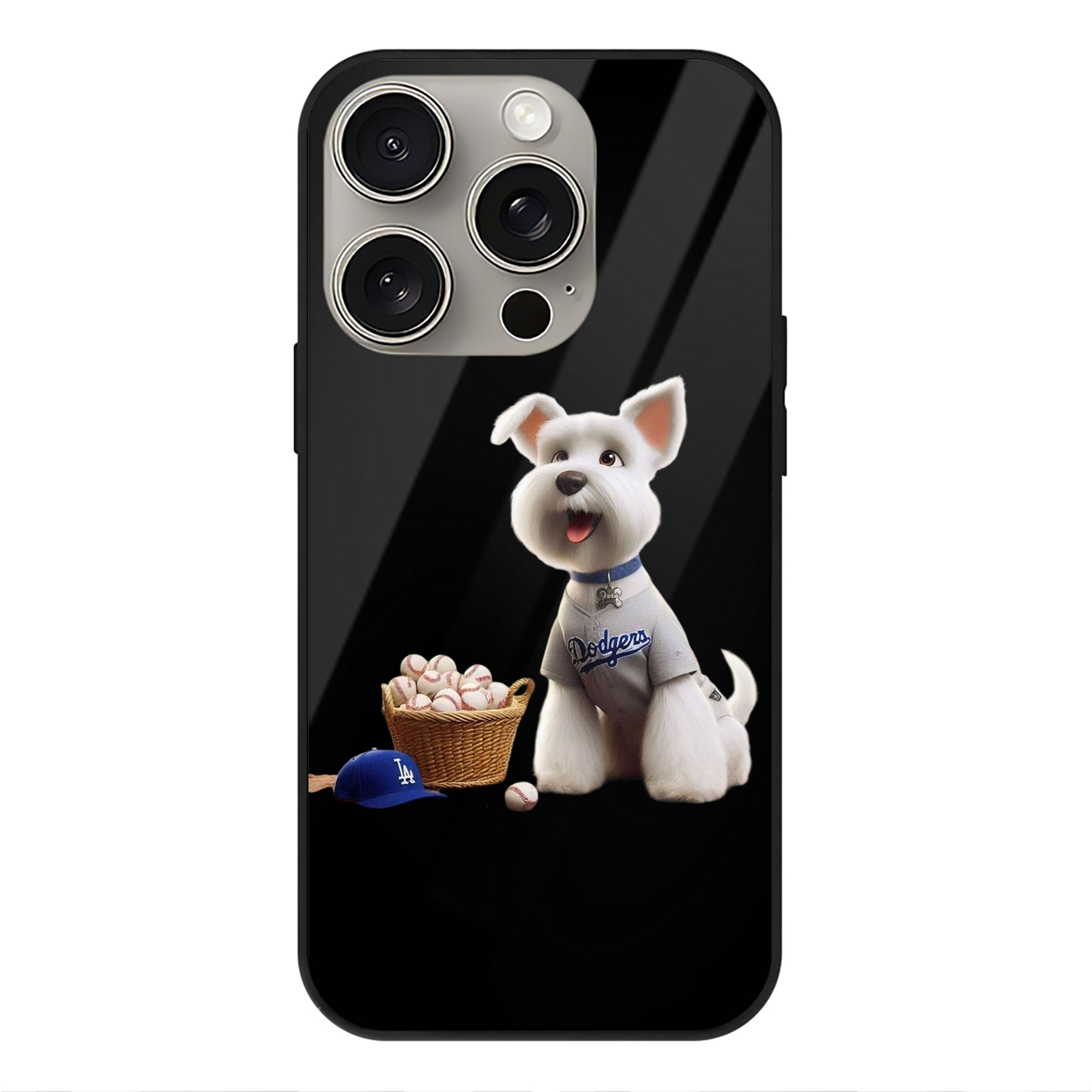  IPhone 15 Pro Mirror Phone Case – UV Printed Glass + TPU – Scratch-Resistant, Wireless Charging Compatible, Precise Fit & Stylish Design