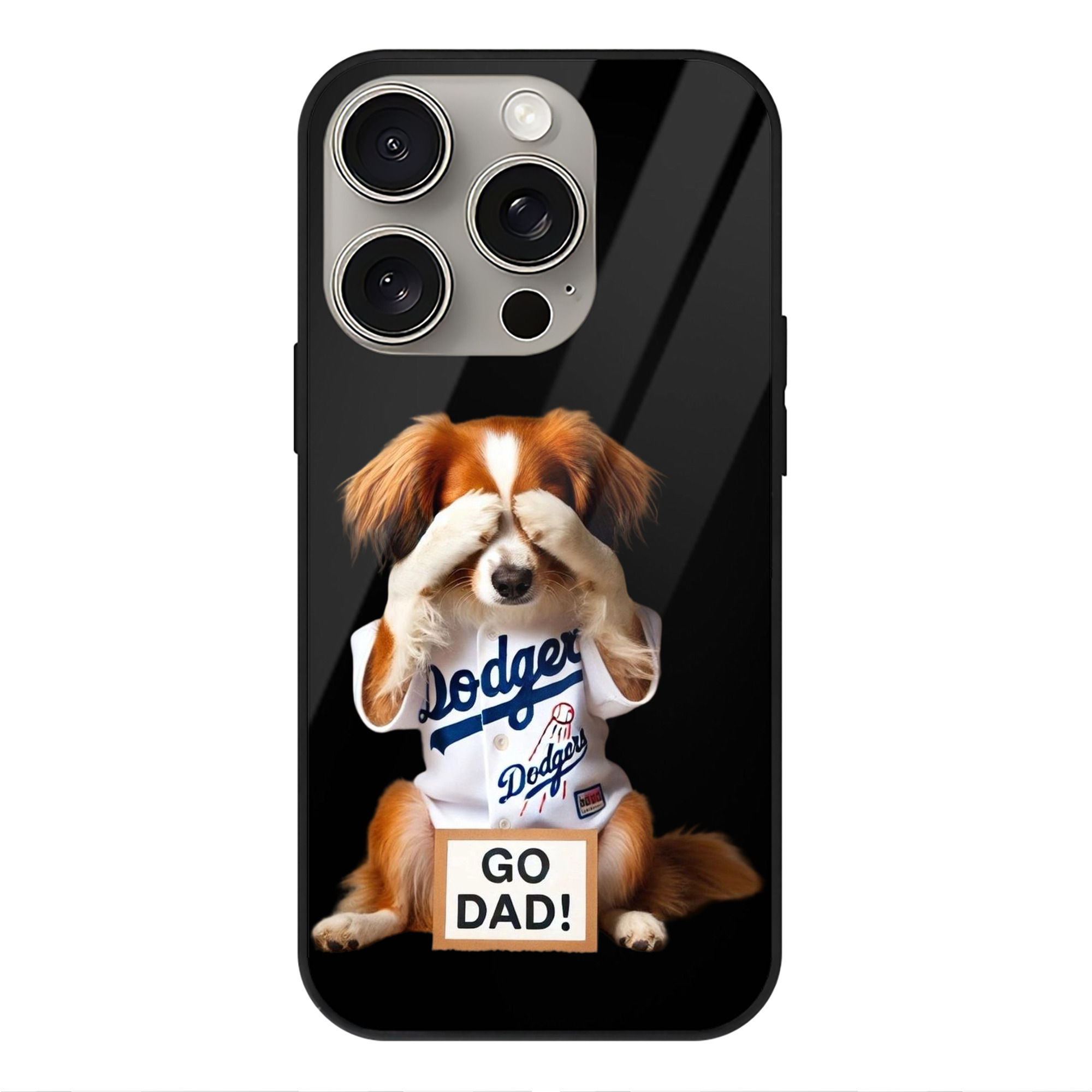  IPhone 15 Pro Mirror Phone Case – UV Printed Glass + TPU – Scratch-Resistant, Wireless Charging Compatible, Precise Fit & Stylish Design