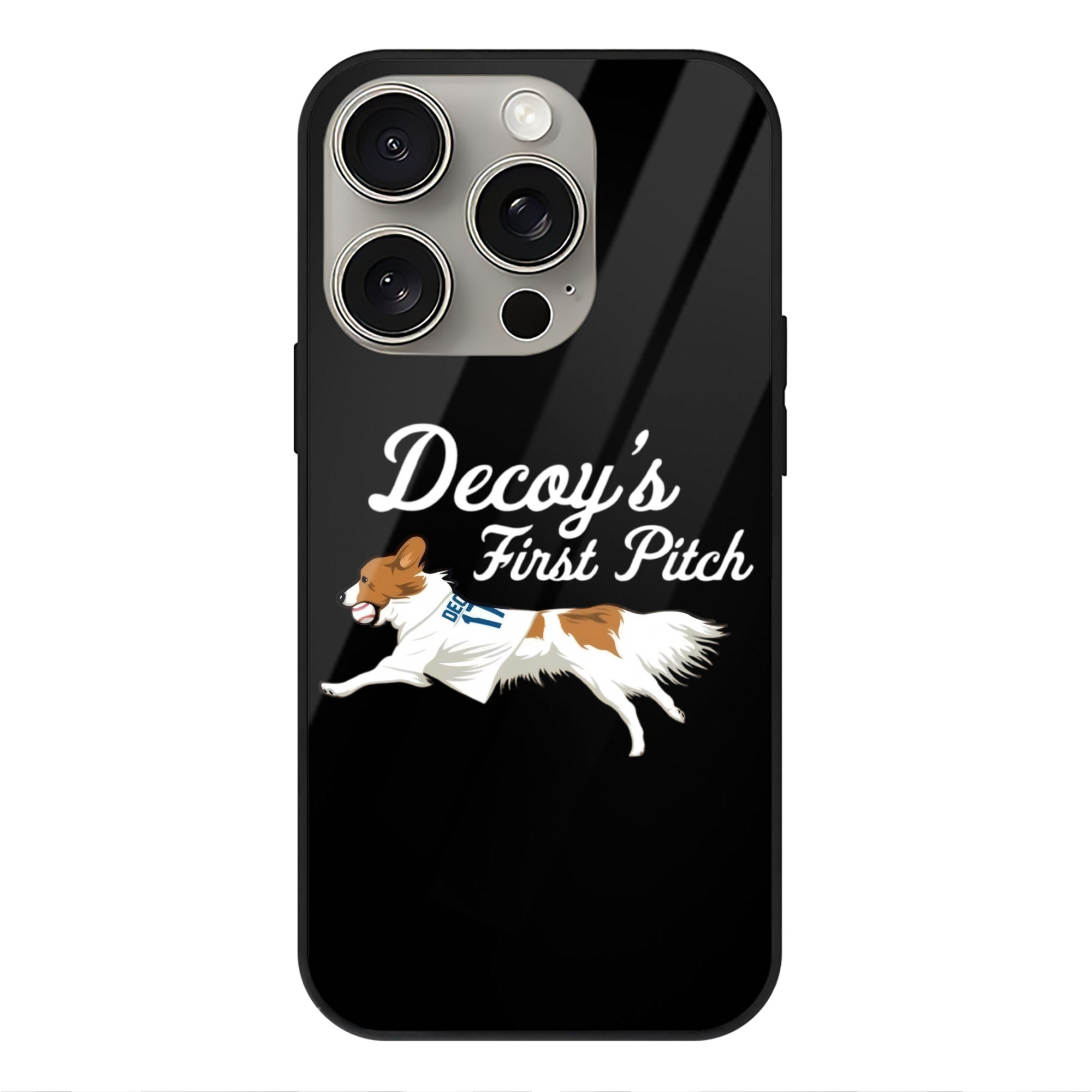  IPhone 15 Pro Mirror Phone Case – UV Printed Glass + TPU – Scratch-Resistant, Wireless Charging Compatible, Precise Fit & Stylish Design