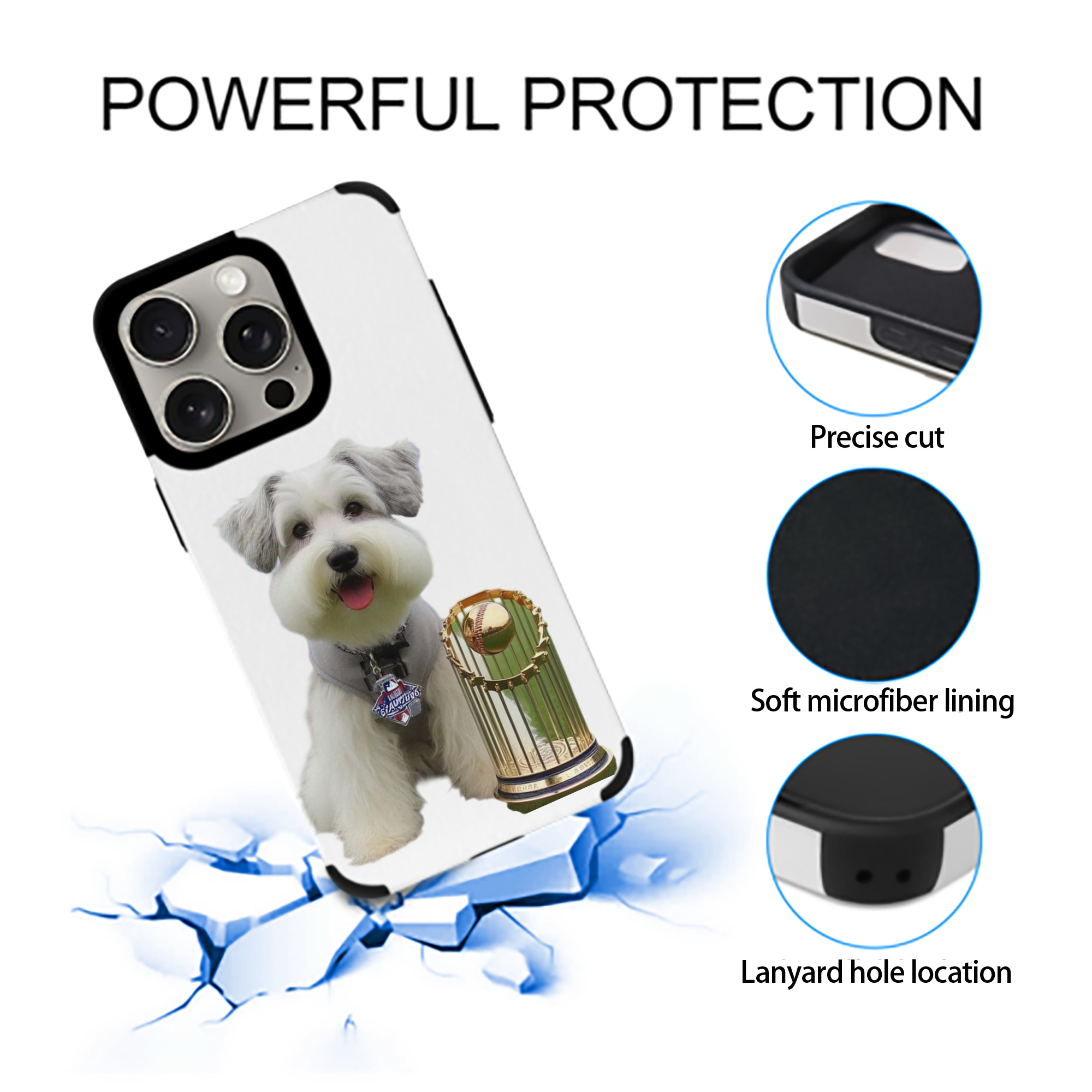  IPhone 15 Pro Max PU Leather Case – Soft Lining, 360° Protection – Precise Fit, 3D Buttons, Easy Charging – Anti-Yellowing, Easy To Clean