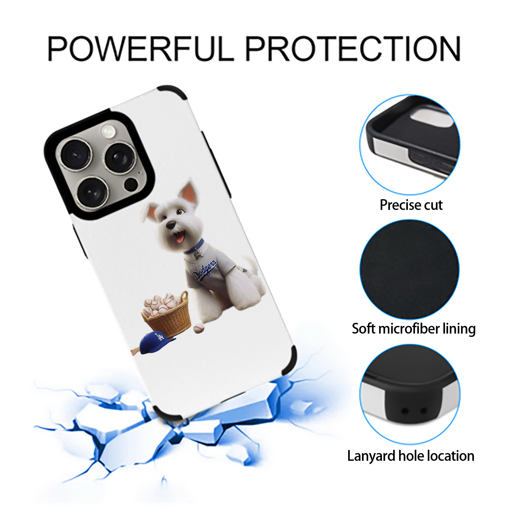  IPhone 15 Pro Max PU Leather Case – Soft Lining, 360° Protection – Precise Fit, 3D Buttons, Easy Charging – Anti-Yellowing, Easy To Clean