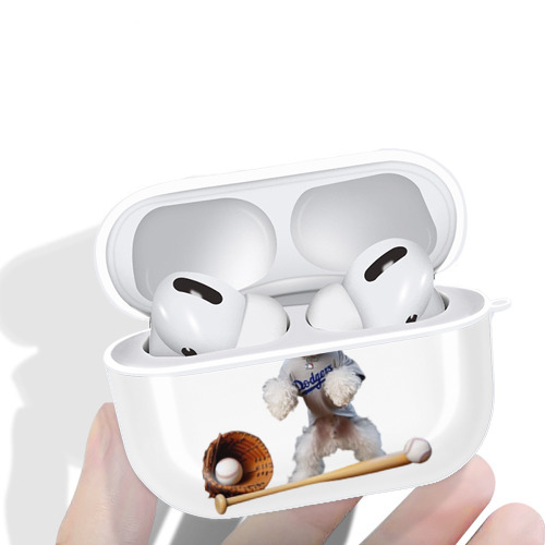  AirPods Pro Hard Case White With Keychain, Durable Flexible PC, Precise Cutouts, Anti-Fingerprint, Yellowing & Scratch Resistant, Full Protection, Washable