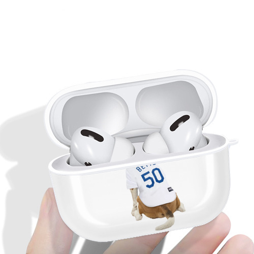  AirPods Pro Hard Case White With Keychain, Durable Flexible PC, Precise Cutouts, Anti-Fingerprint, Yellowing & Scratch Resistant, Full Protection, Washable