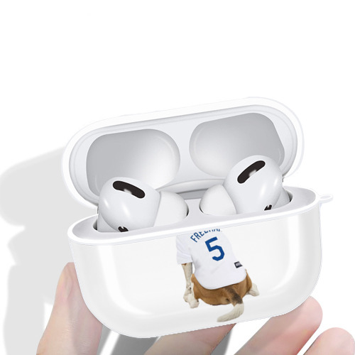  AirPods Pro Hard Case White With Keychain, Durable Flexible PC, Precise Cutouts, Anti-Fingerprint, Yellowing & Scratch Resistant, Full Protection, Washable