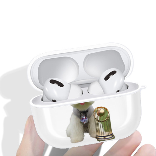  AirPods Pro Hard Case White With Keychain, Durable Flexible PC, Precise Cutouts, Anti-Fingerprint, Yellowing & Scratch Resistant, Full Protection, Washable