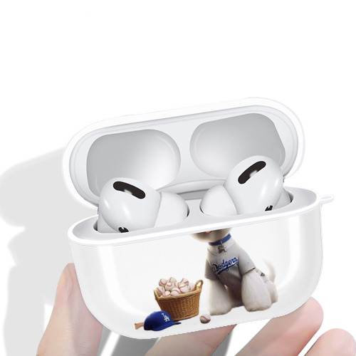  AirPods Pro Hard Case White With Keychain, Durable Flexible PC, Precise Cutouts, Anti-Fingerprint, Yellowing & Scratch Resistant, Full Protection, Washable