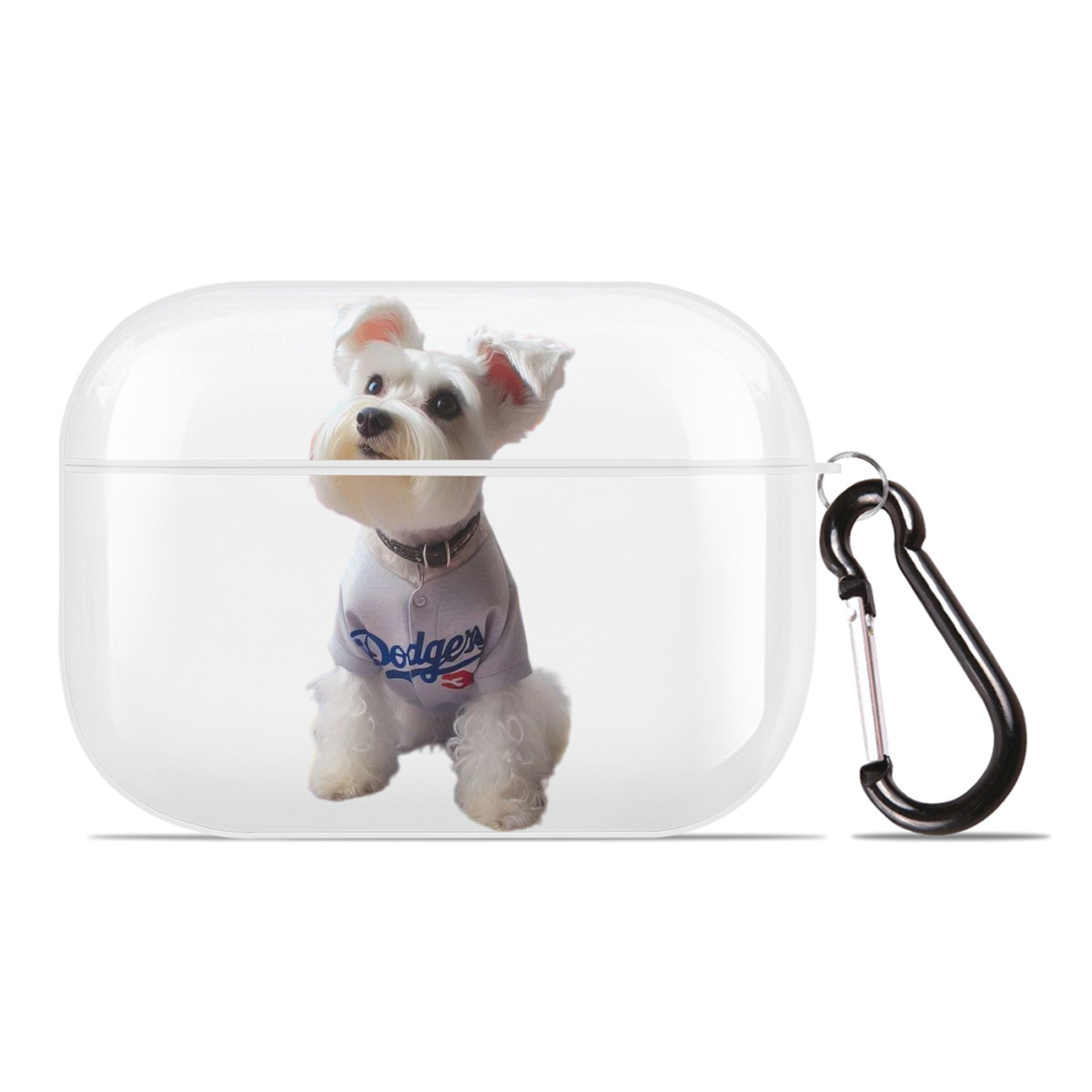  AirPods Pro Hard Case White With Keychain, Durable Flexible PC, Precise Cutouts, Anti-Fingerprint, Yellowing & Scratch Resistant, Full Protection, Washable