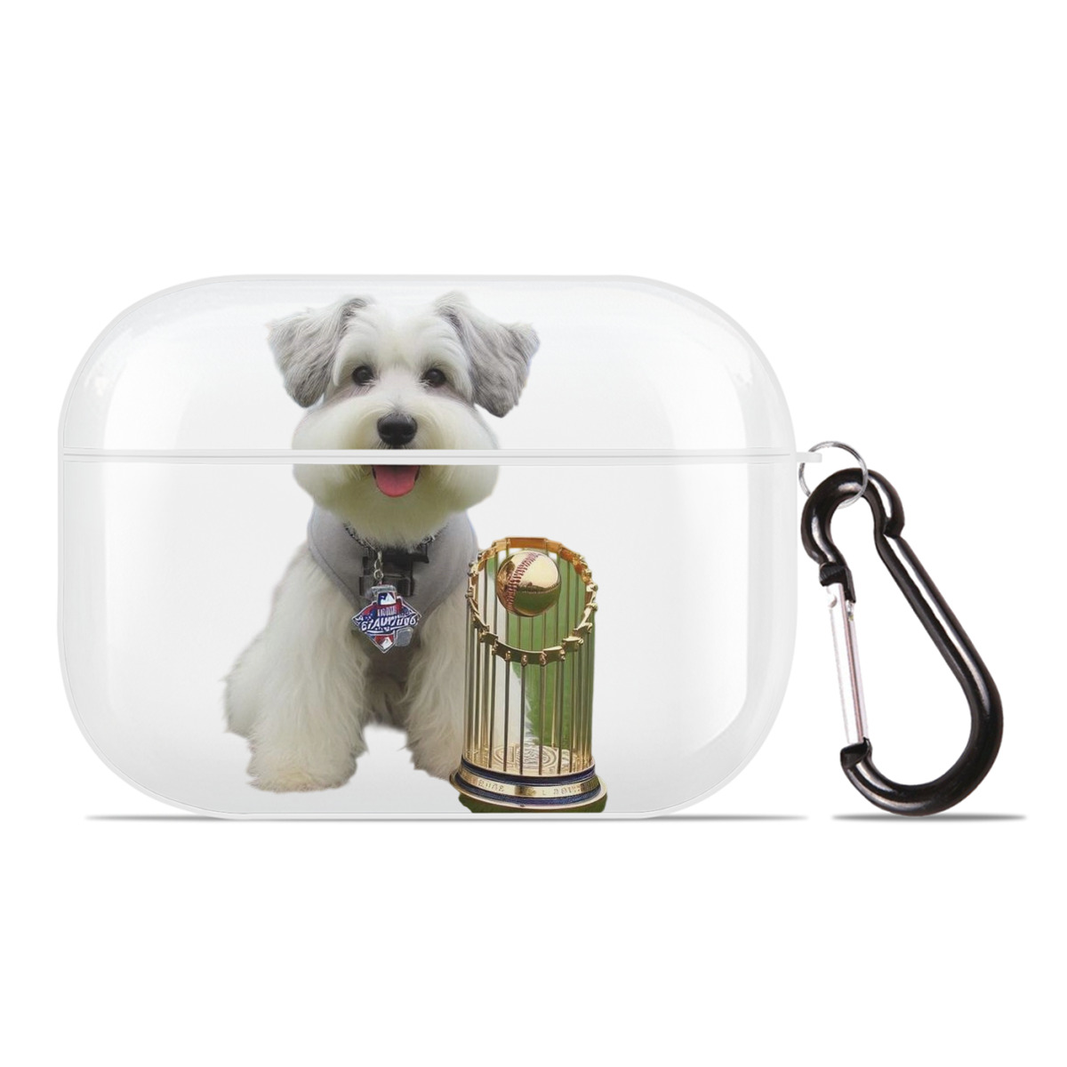  AirPods Pro Hard Case White With Keychain, Durable Flexible PC, Precise Cutouts, Anti-Fingerprint, Yellowing & Scratch Resistant, Full Protection, Washable