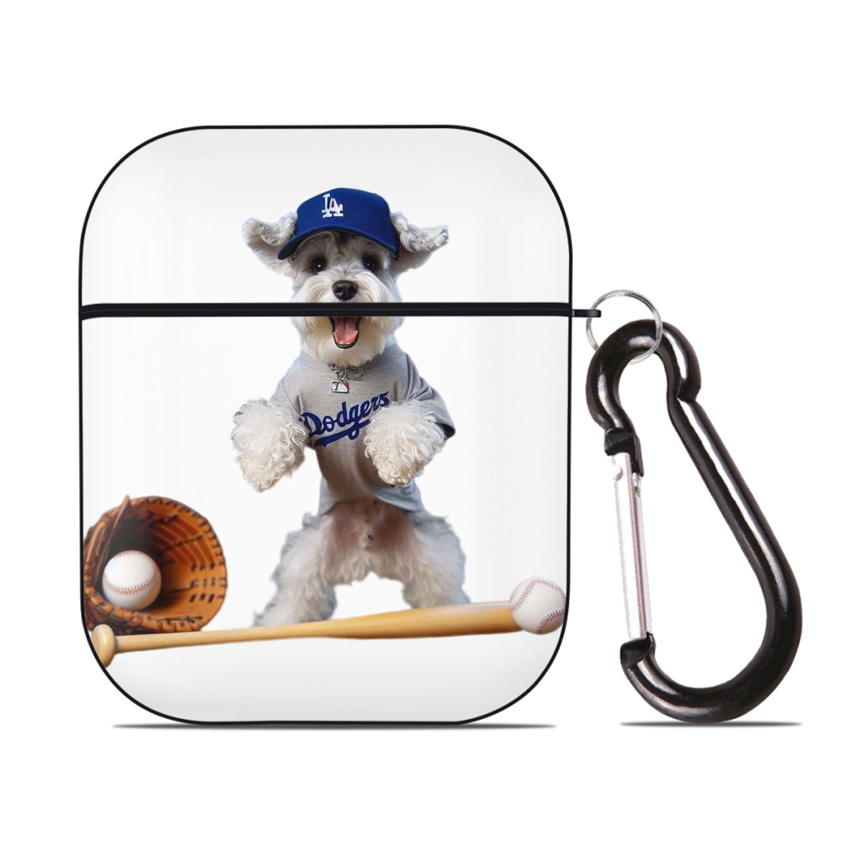  AirPods 2 Case Hard Shell Black, Flexible PC Material, Precise Cutouts, Full Protection, Anti-Fingerprint, Washable, Includes Keychain – Durable & Slim Design