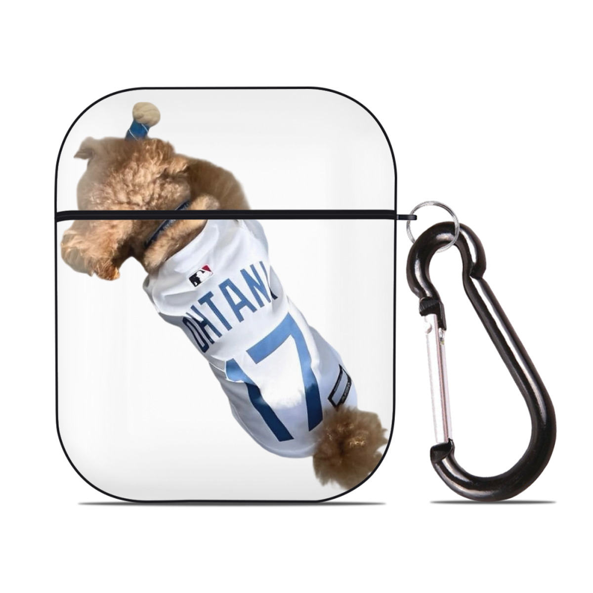  AirPods 2 Case Hard Shell Black, Flexible PC Material, Precise Cutouts, Full Protection, Anti-Fingerprint, Washable, Includes Keychain – Durable & Slim Design