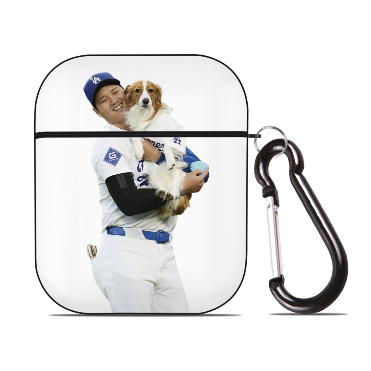  AirPods 2 Case Hard Shell Black, Flexible PC Material, Precise Cutouts, Full Protection, Anti-Fingerprint, Washable, Includes Keychain – Durable & Slim Design