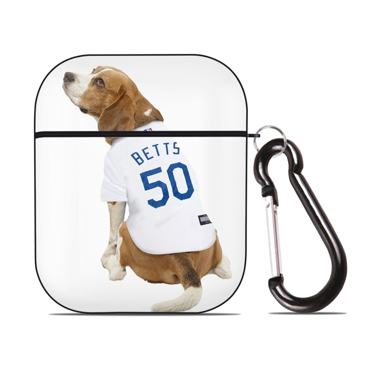  AirPods 2 Case Hard Shell Black, Flexible PC Material, Precise Cutouts, Full Protection, Anti-Fingerprint, Washable, Includes Keychain – Durable & Slim Design