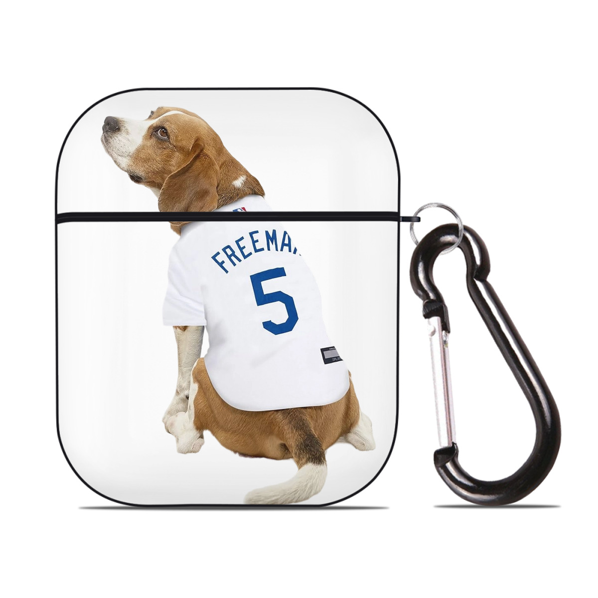  AirPods 2 Case Hard Shell Black, Flexible PC Material, Precise Cutouts, Full Protection, Anti-Fingerprint, Washable, Includes Keychain – Durable & Slim Design