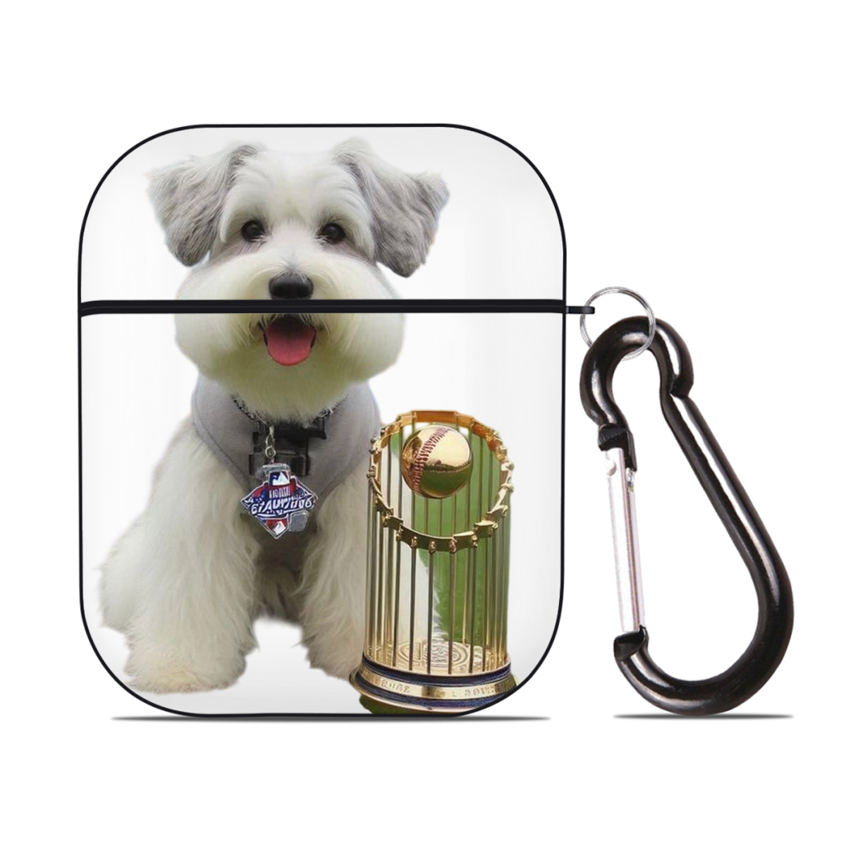  AirPods 2 Case Hard Shell Black, Flexible PC Material, Precise Cutouts, Full Protection, Anti-Fingerprint, Washable, Includes Keychain – Durable & Slim Design