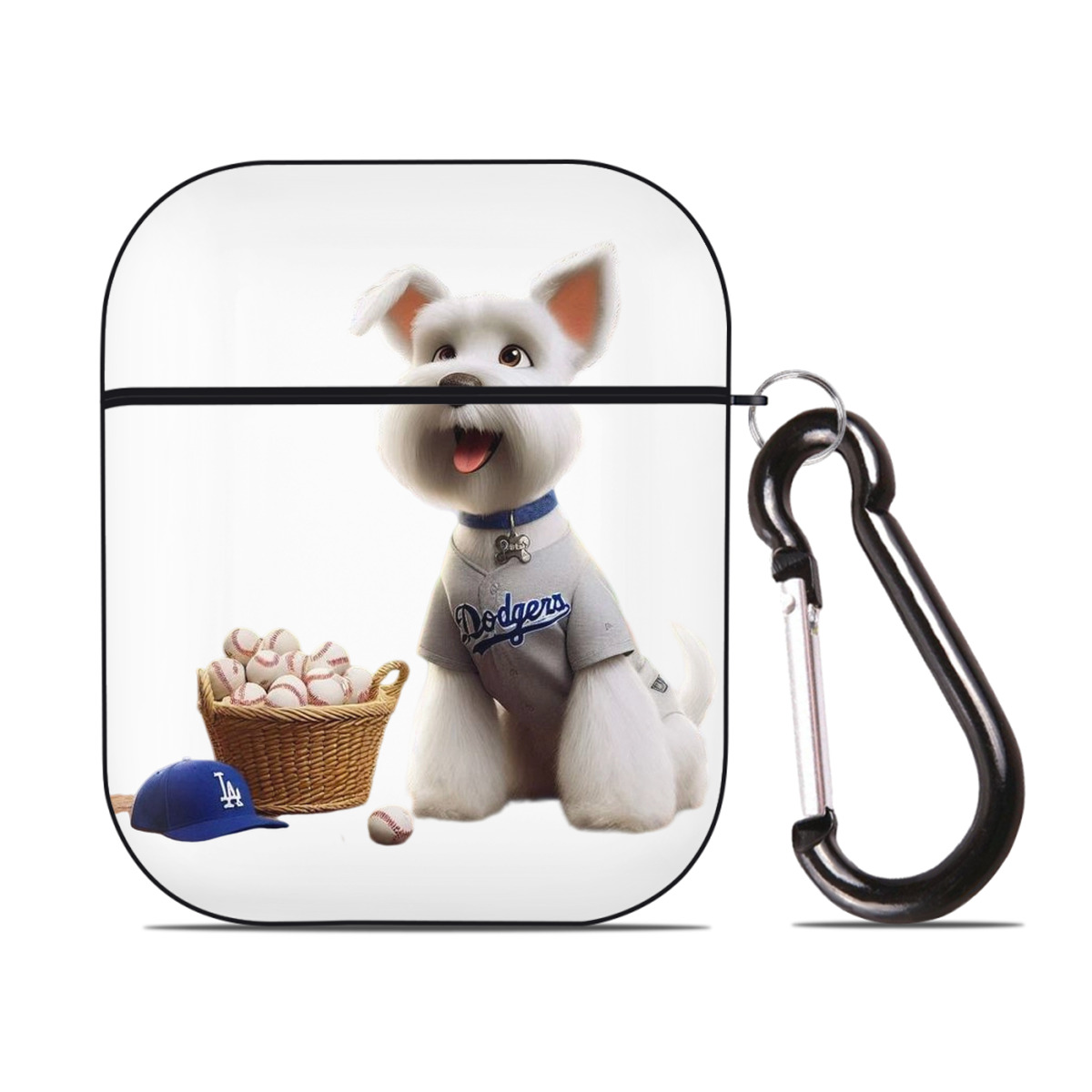  AirPods 2 Case Hard Shell Black, Flexible PC Material, Precise Cutouts, Full Protection, Anti-Fingerprint, Washable, Includes Keychain – Durable & Slim Design