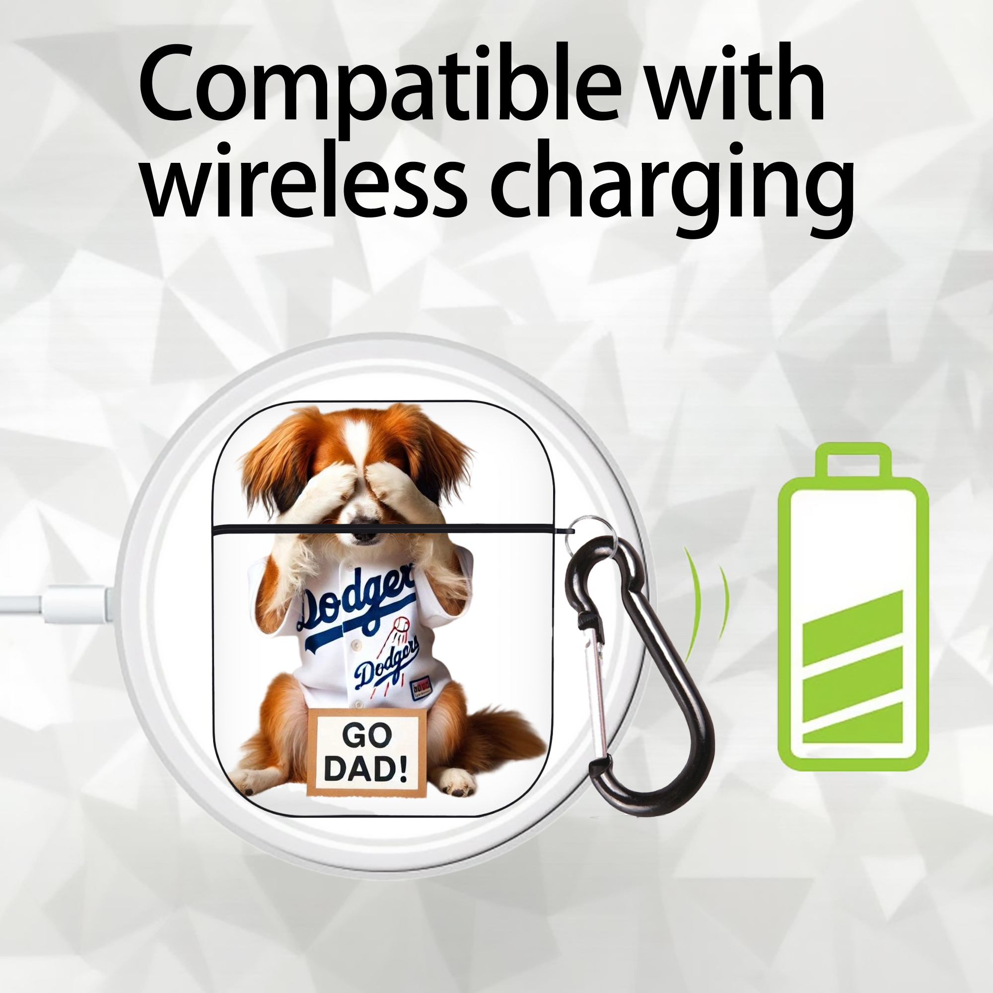  AirPods 2 Case Hard Shell Black, Flexible PC Material, Precise Cutouts, Full Protection, Anti-Fingerprint, Washable, Includes Keychain – Durable & Slim Design